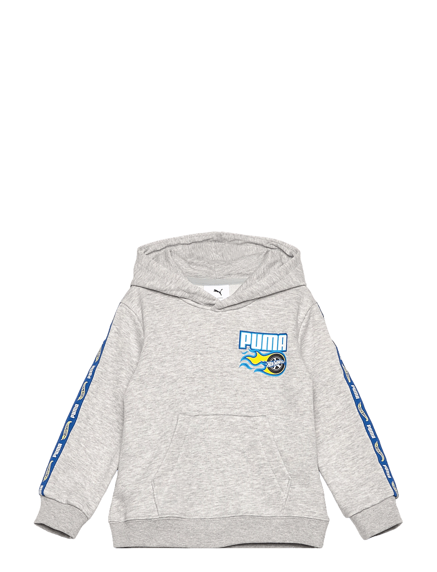 PUMA - PUMA X HOT WHEELS Graphic Hoodie TR - svetarit - light gray heather - 0