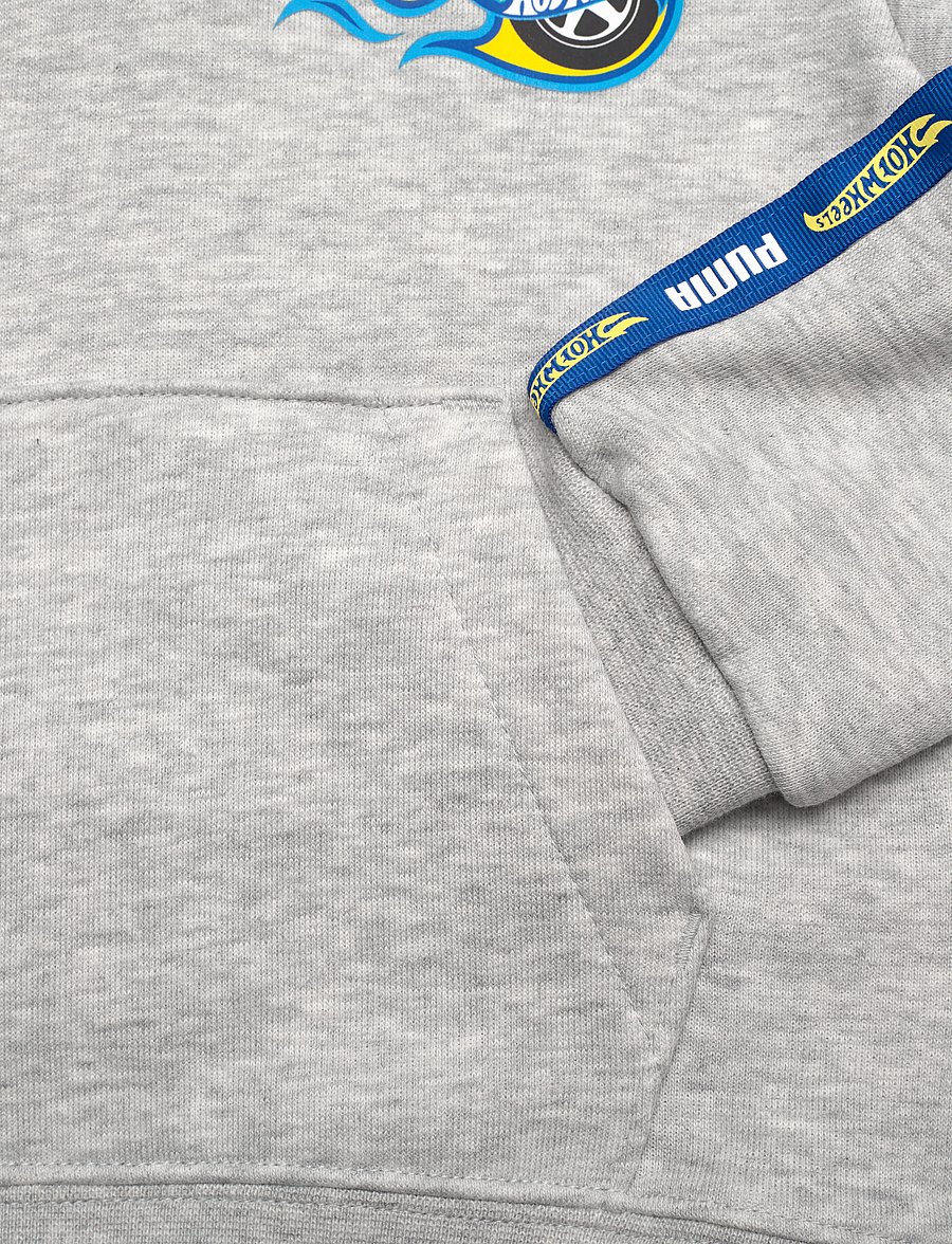 PUMA - PUMA X HOT WHEELS Graphic Hoodie TR - svetarit - light gray heather - 3