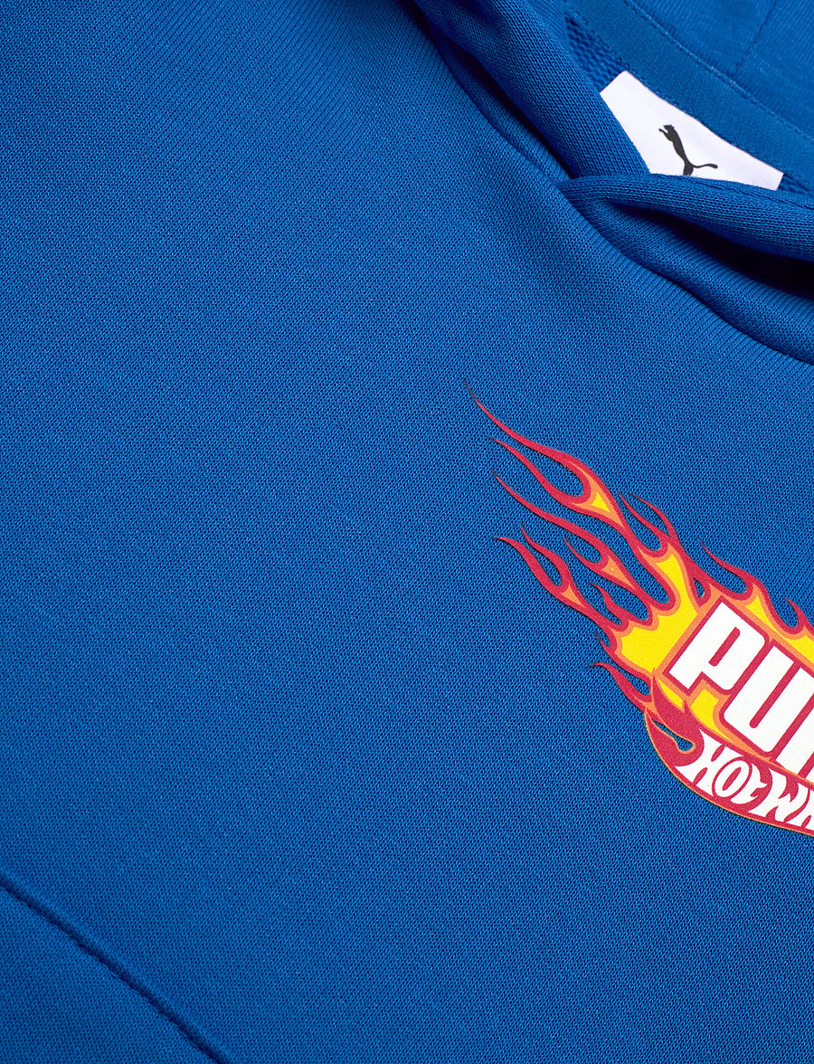 PUMA - PUMA X HOT WHEELS Graphic Hoodie TR - sweatshirts - puma team royal - 2