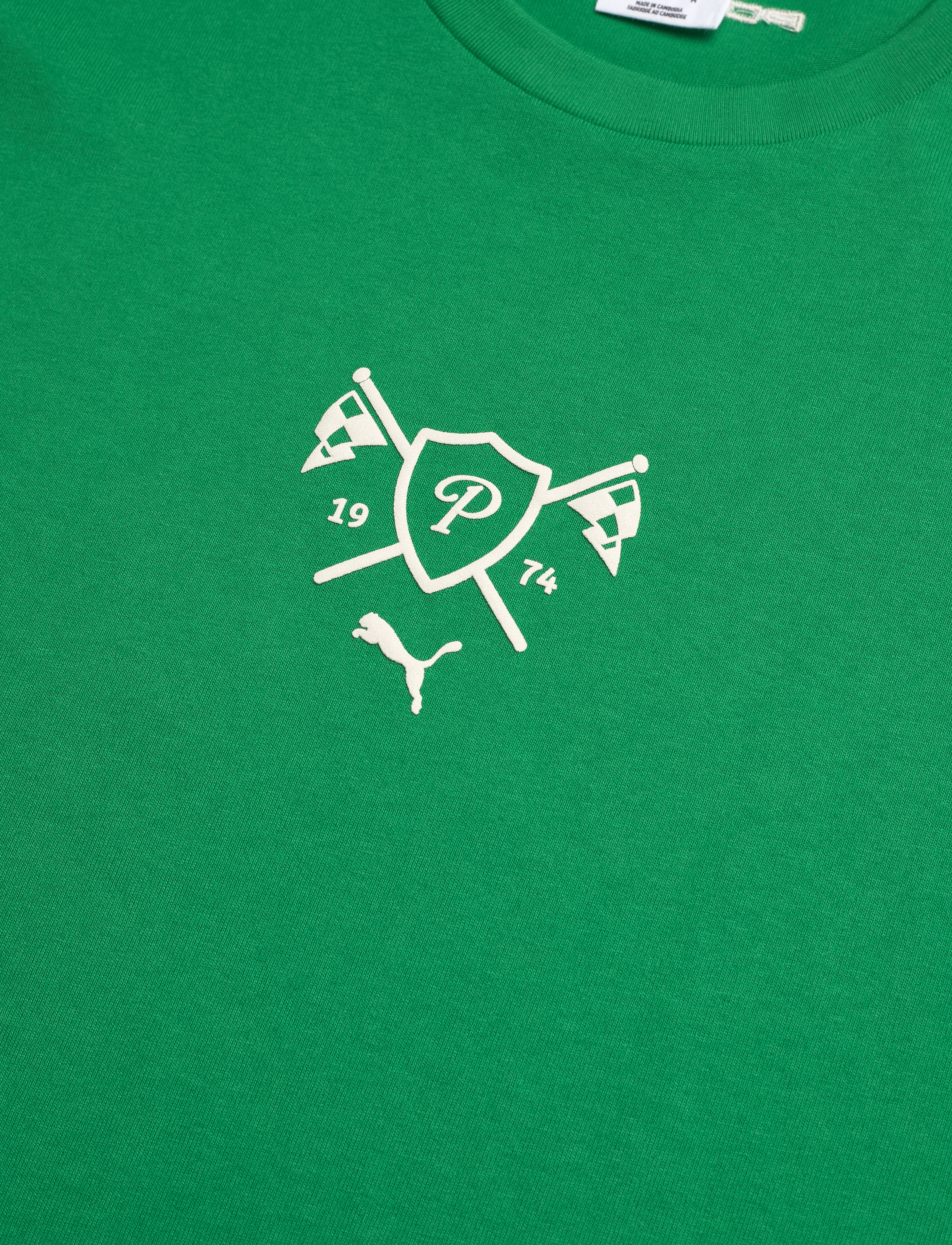 PUMA - PL Lifestyle Graphic Tee - oberteile & t-shirts - archive green - 2