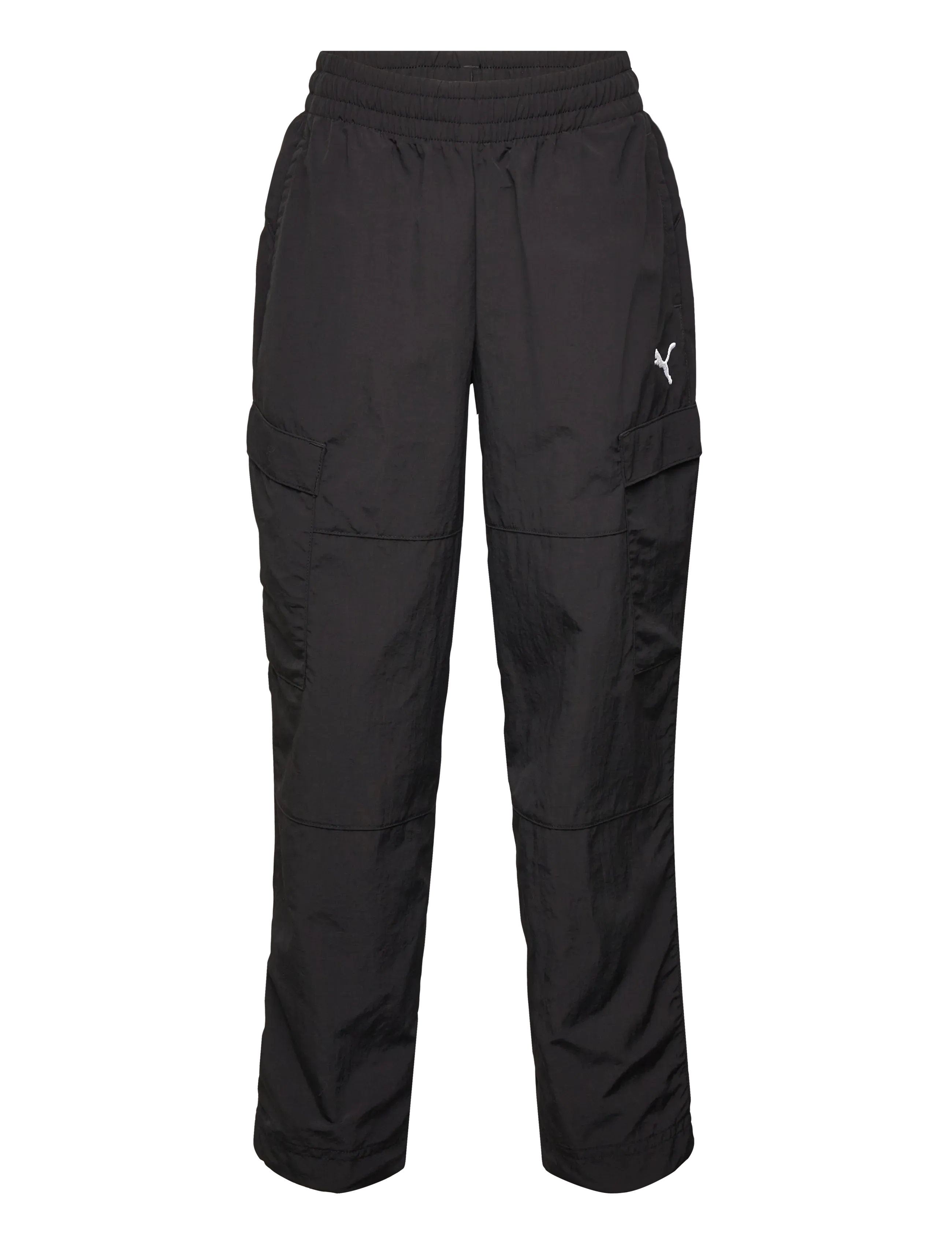 PUMA Wardrobe Ess Relaxed Cargo Pants Wv B, 128, Unterteile, Schwarz - Pants, Kinder