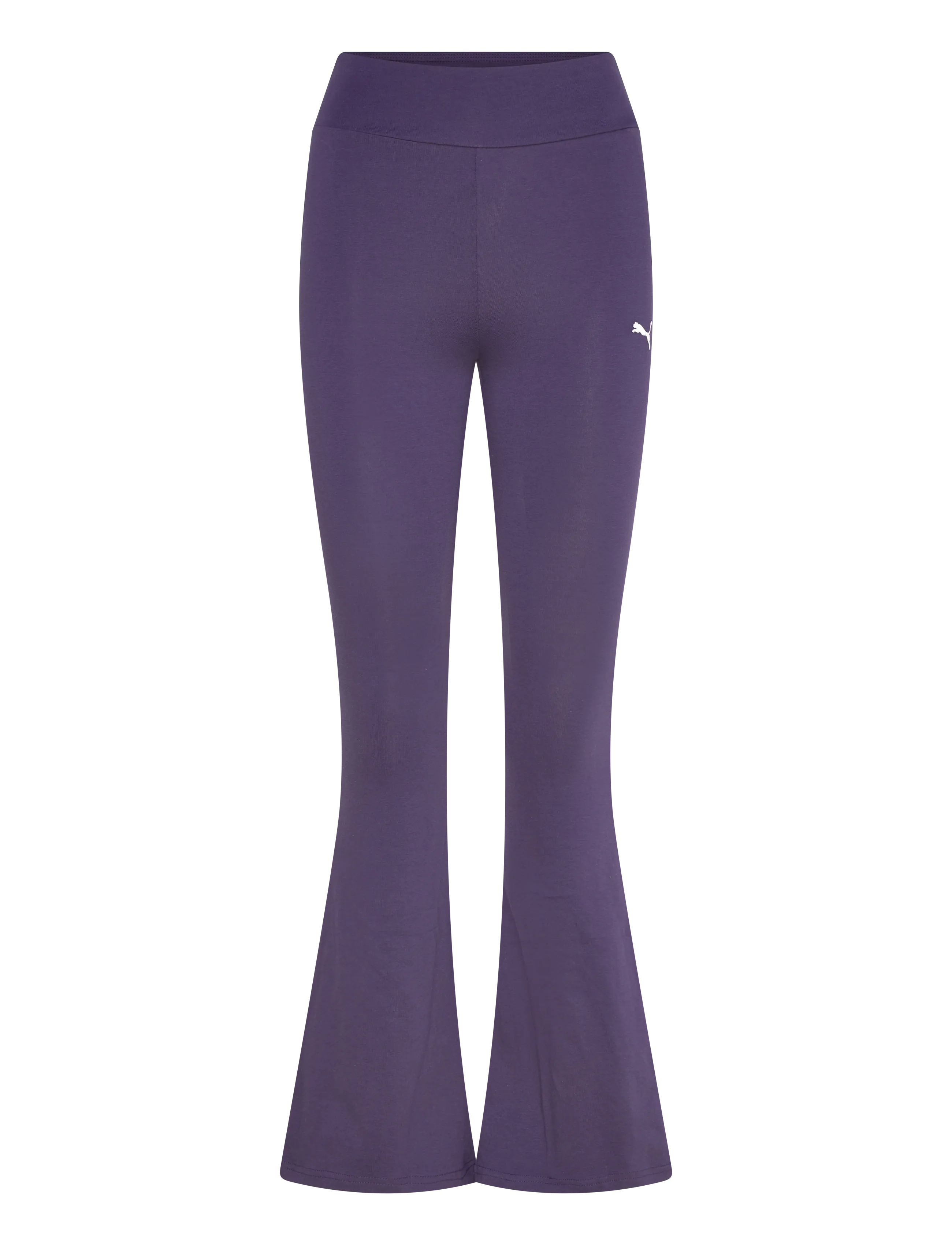 PUMA ESS High-Waist Flared Leggings - Tights - DEEP PLUM / purple