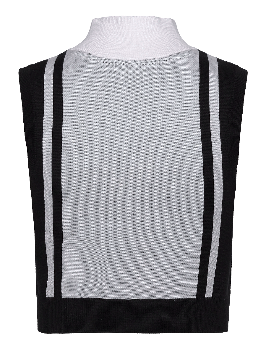 PUMA - FUTURE.PUMA.ARCHIVE Half-Zip Knitted Tank - gilets sans manches - puma black-puma white - 1