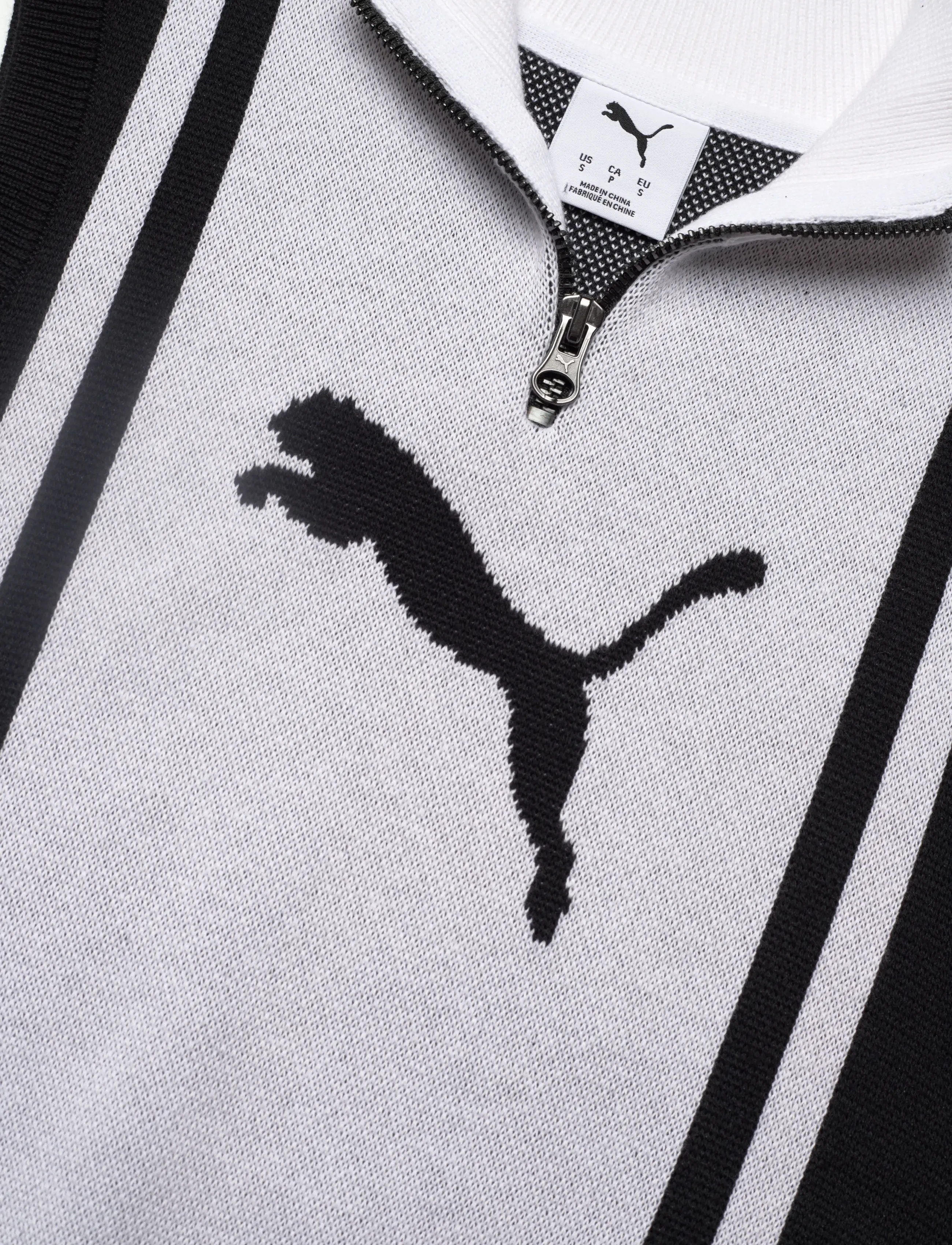 PUMA - FUTURE.PUMA.ARCHIVE Half-Zip Knitted Tank - sport - puma black-puma white - 2