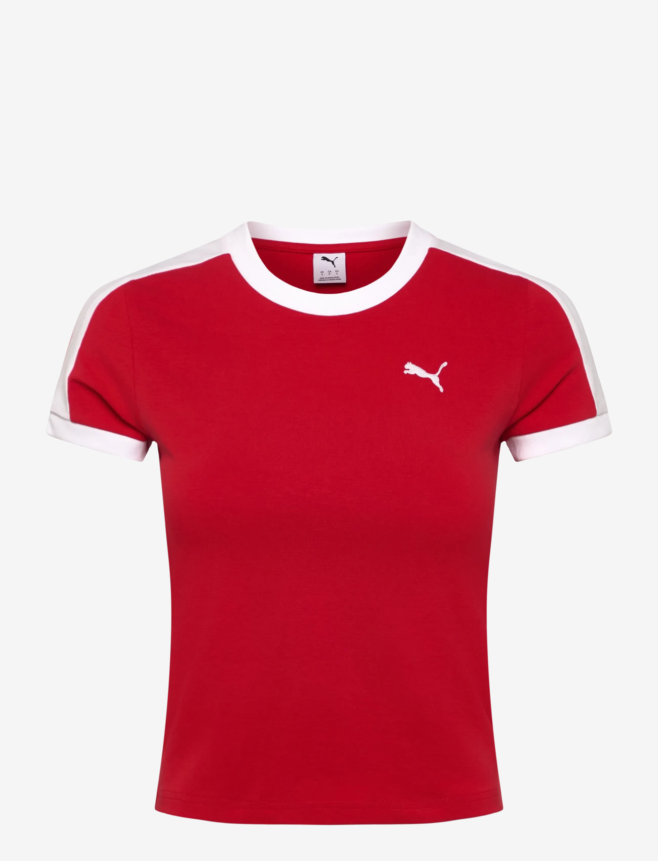 PUMA - T7 Slim Tee - alussärgid ja t-särgid - for all time red - 0