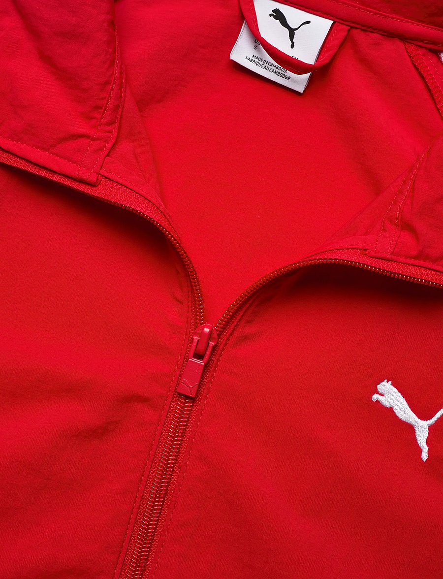 PUMA - T7 Relaxed Woven Track Jacket - sporta džemperi - for all time red - 2