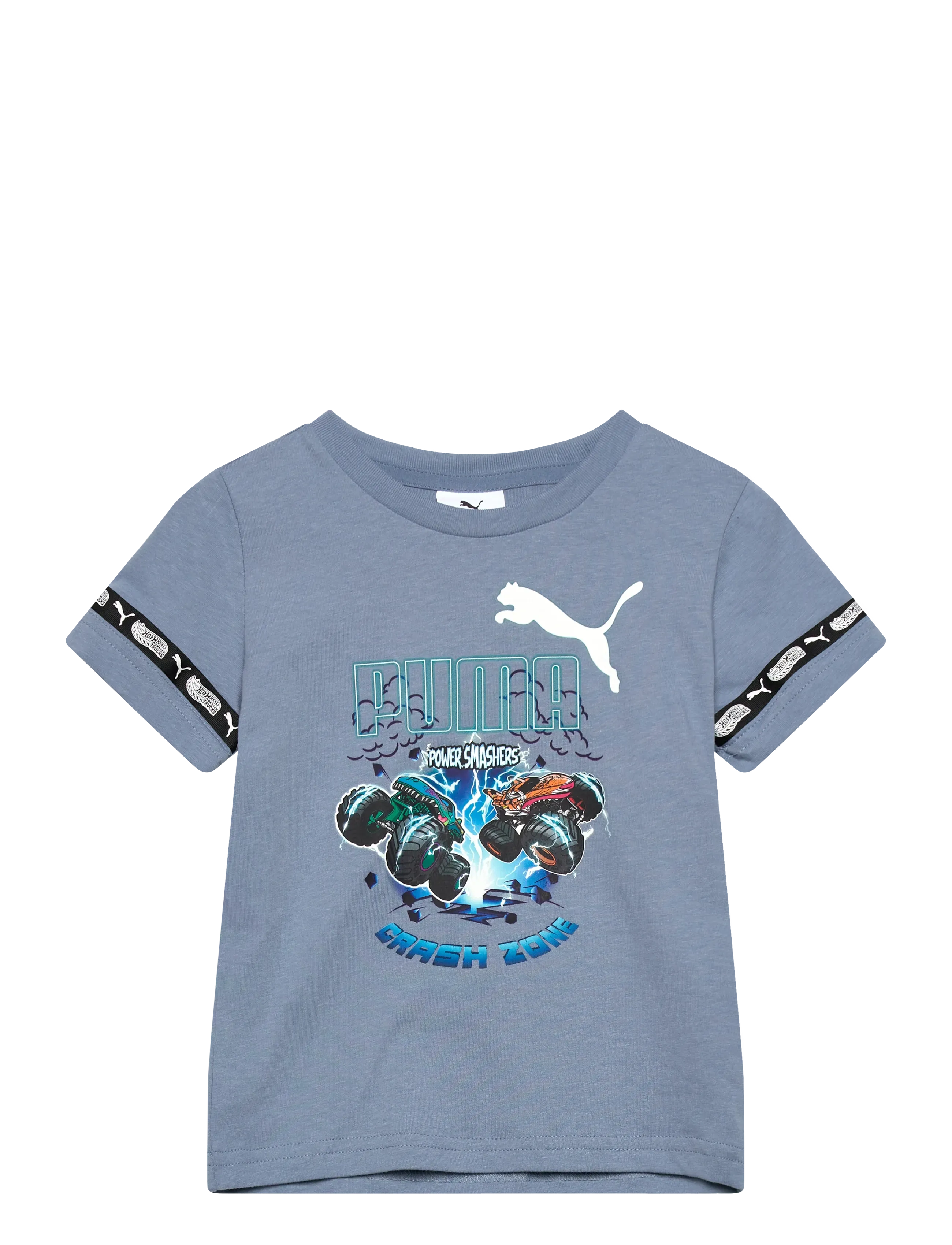 PUMA Puma X Hot Wheels Graphic Tee, 104, Blue, T-Shirts > Kortærmede, Børn