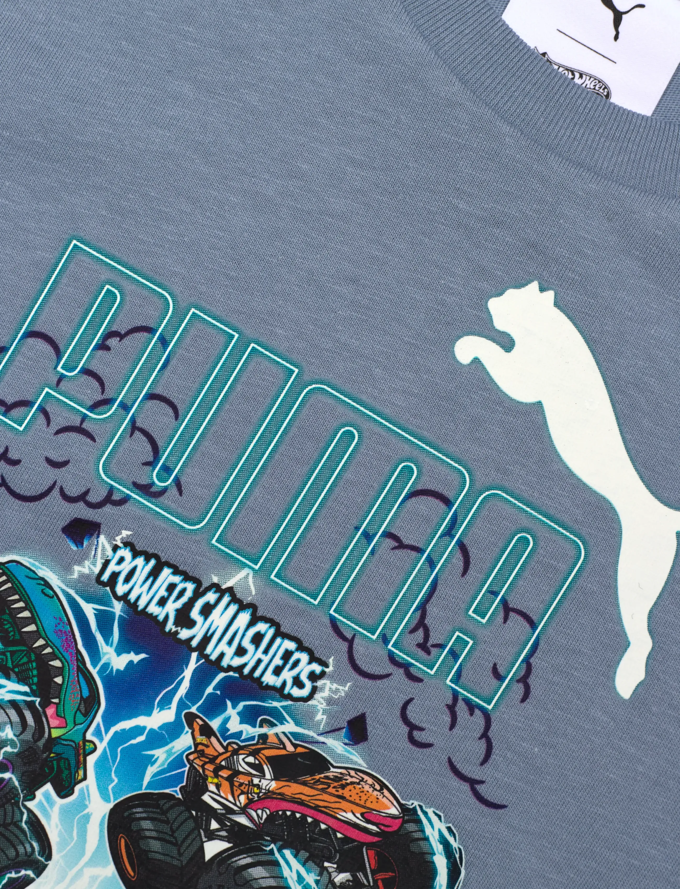 PUMA - PUMA X HOT WHEELS Graphic Tee - sportoberteile - cool blue - 2
