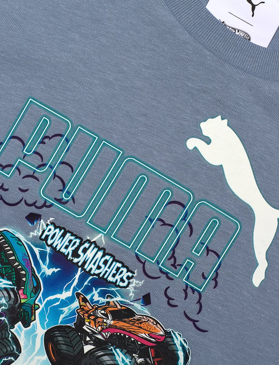 PUMA - PUMA X HOT WHEELS Graphic Tee - sportoberteile - cool blue - 2
