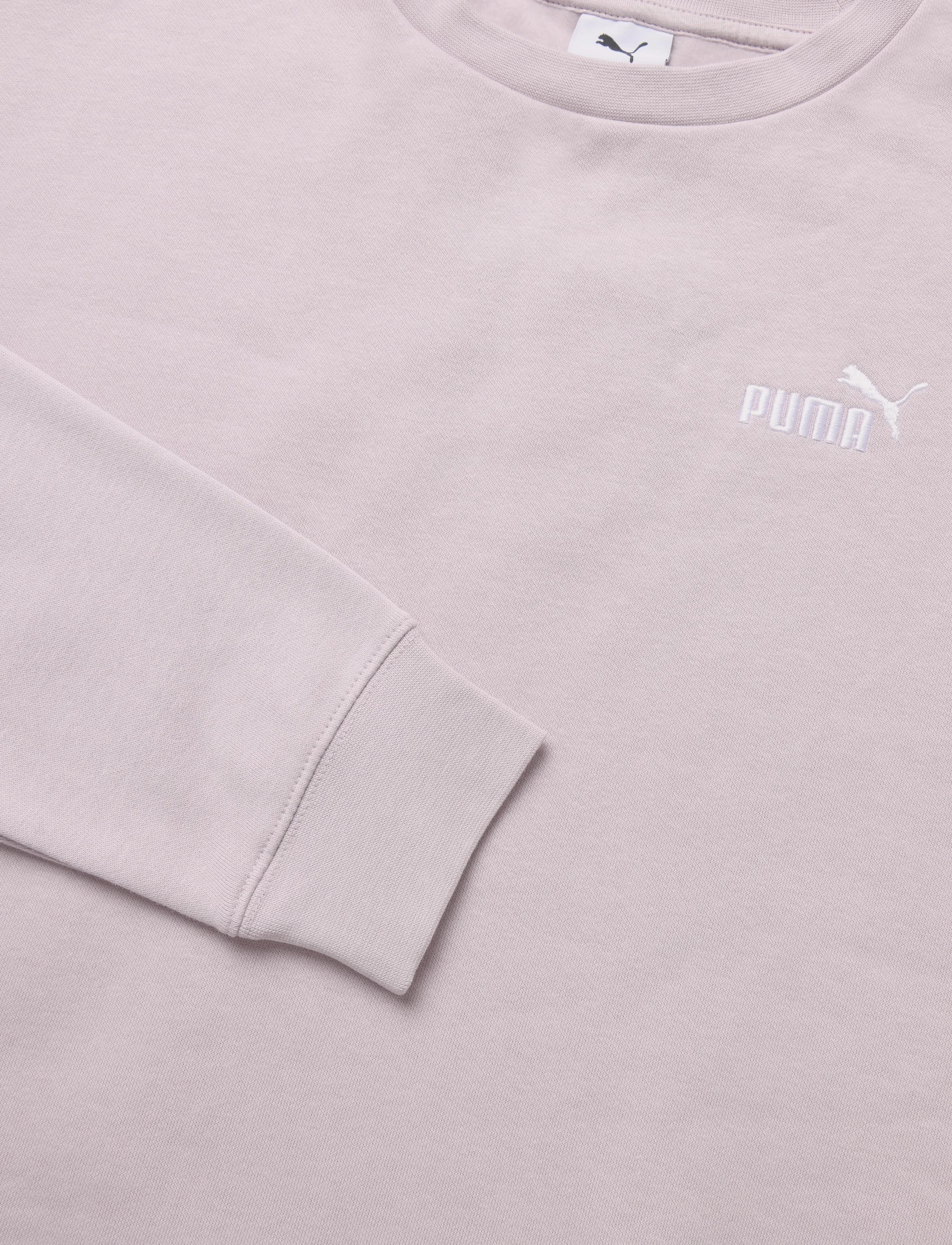 PUMA - ESS Small No. 1 Logo Relaxed Crew FL - tops - misty pink - 2