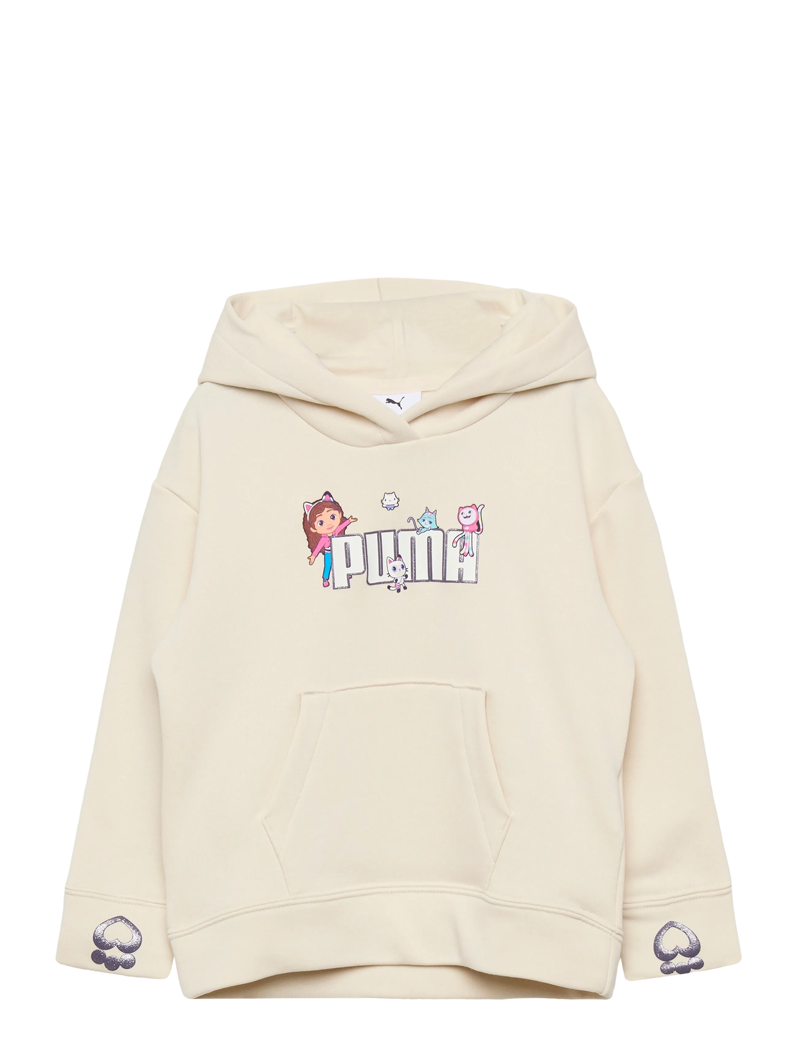 PUMA X Gabby S Dollhouse Relaxed Graphic Hoodie Tr, 104, Sweatshirts & Hoodies, Creme - Kinder