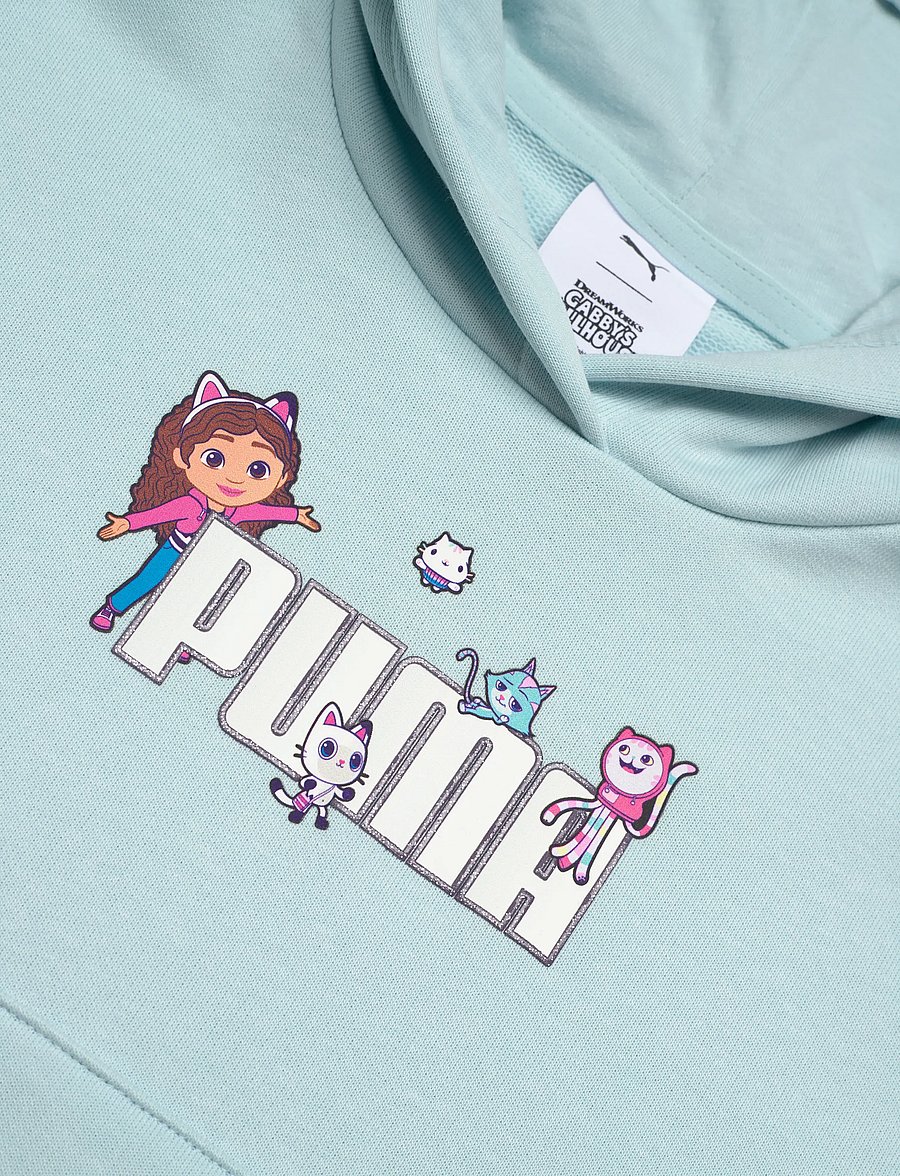 PUMA - PUMA X GABBY S DOLLHOUSE Relaxed Graphic Hoodie TR - hættetrøjer - fresh water - 2