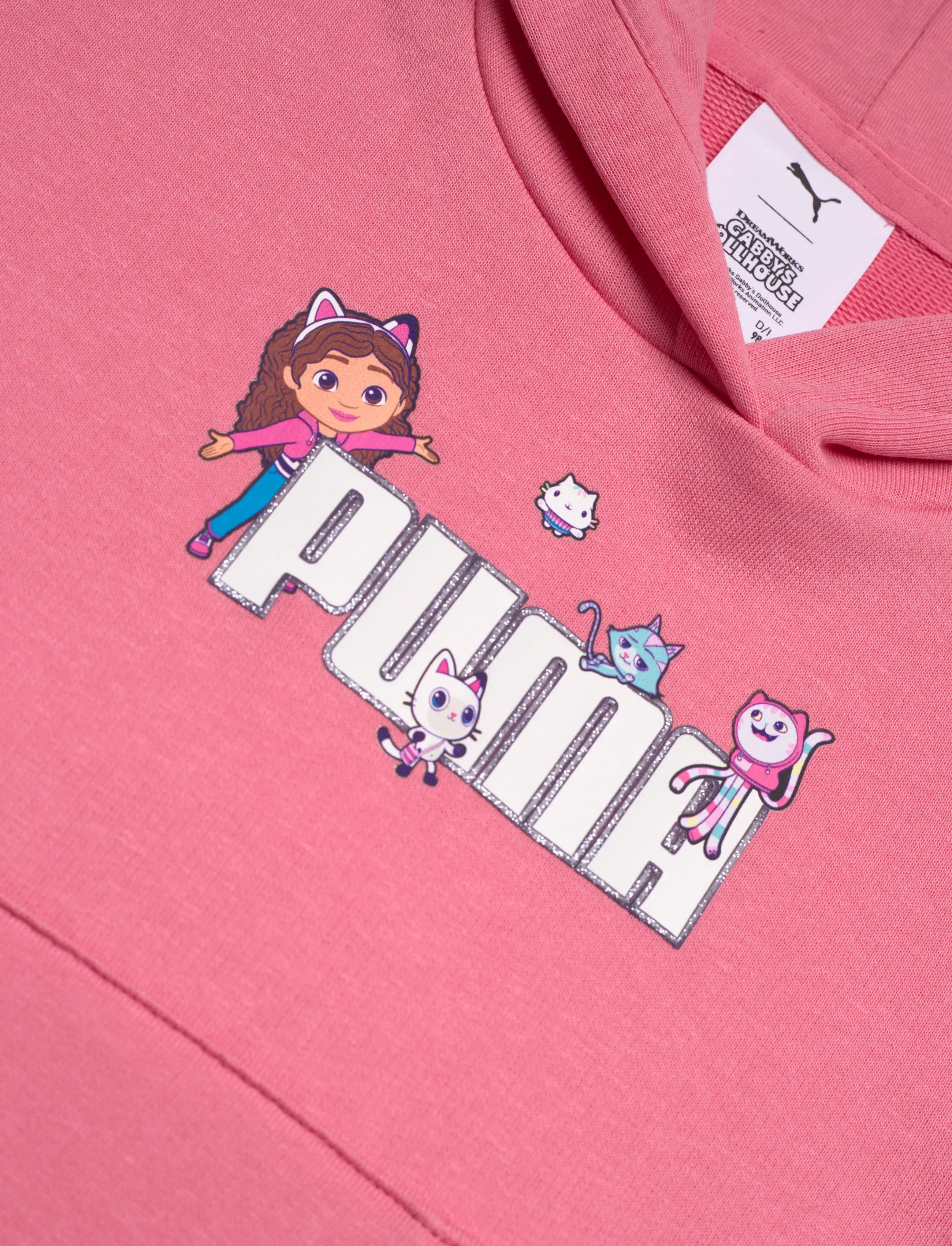 PUMA - PUMA X GABBY S DOLLHOUSE Relaxed Graphic Hoodie TR - pulls a capuche - wild pink - 2