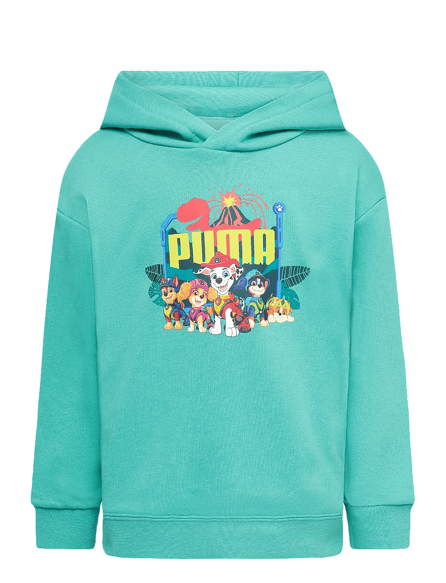 PUMA - PUMA X PAW PATROL Graphic Hoodie TR - huvtröjor - vibrant green - 0