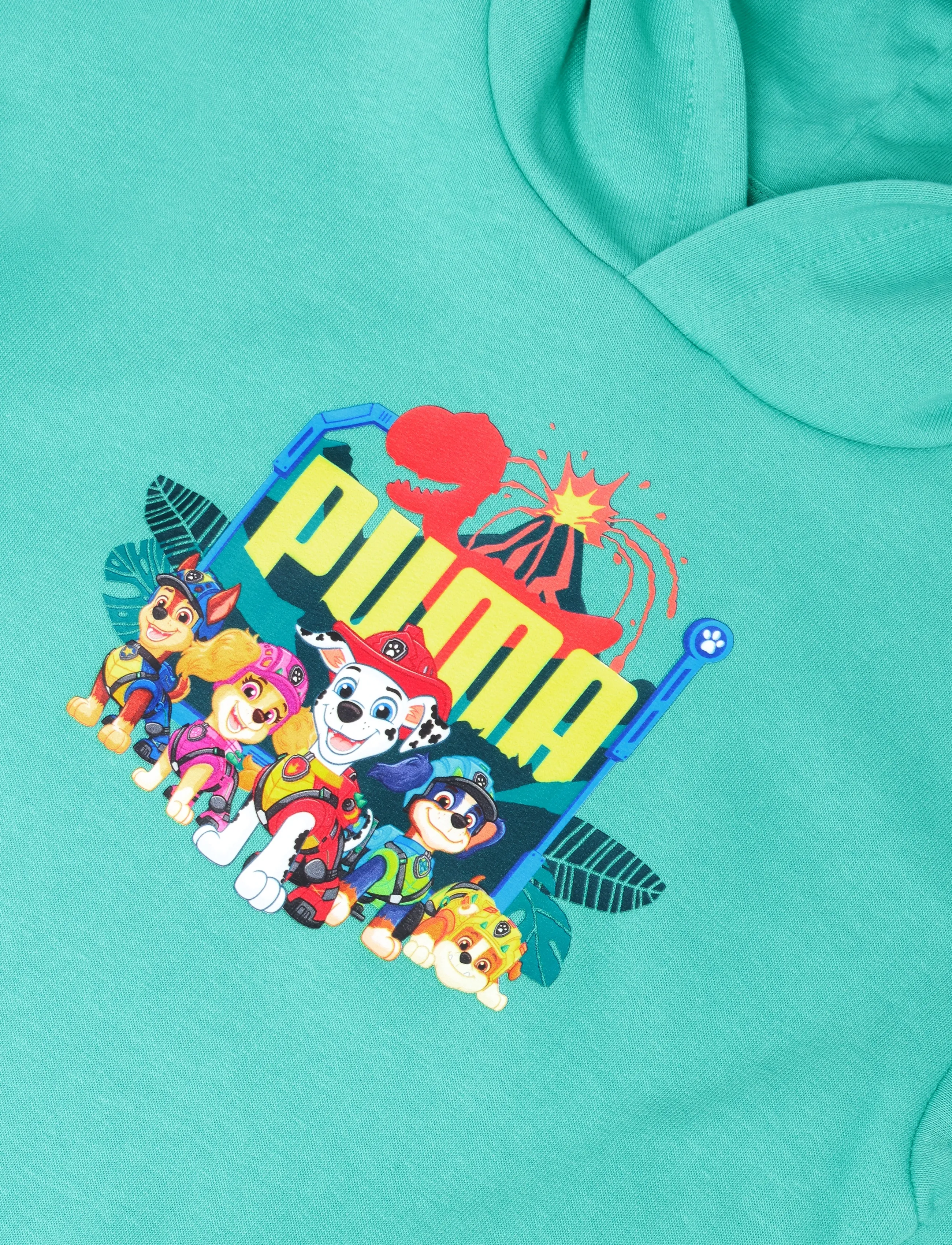 PUMA - PUMA X PAW PATROL Graphic Hoodie TR - huvtröjor - vibrant green - 2
