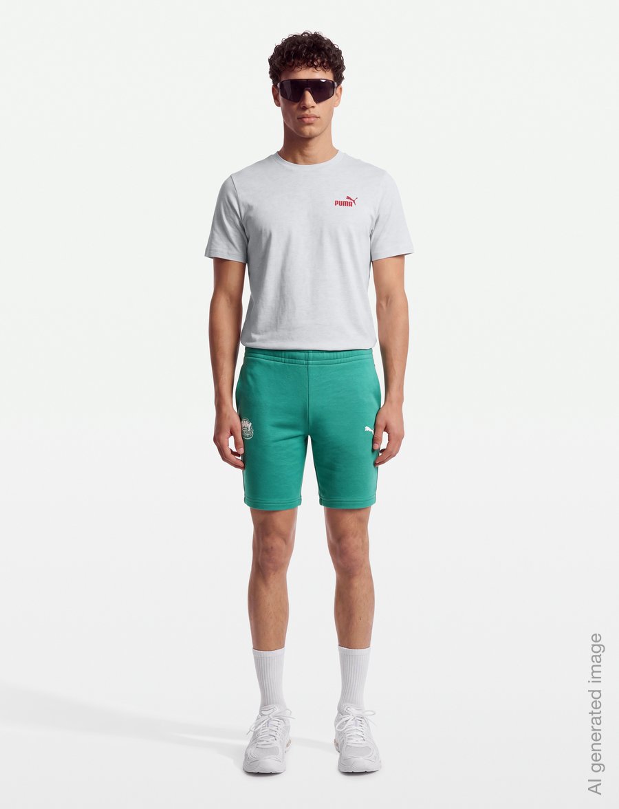 PUMA - PUMA X PAW PATROL Relaxed Jorts TR - sweatshorts - vibrant green - 0