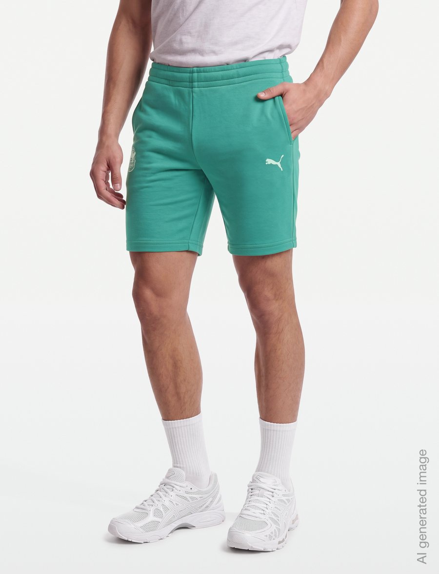 PUMA - PUMA X PAW PATROL Relaxed Jorts TR - sweatshorts - vibrant green - 3