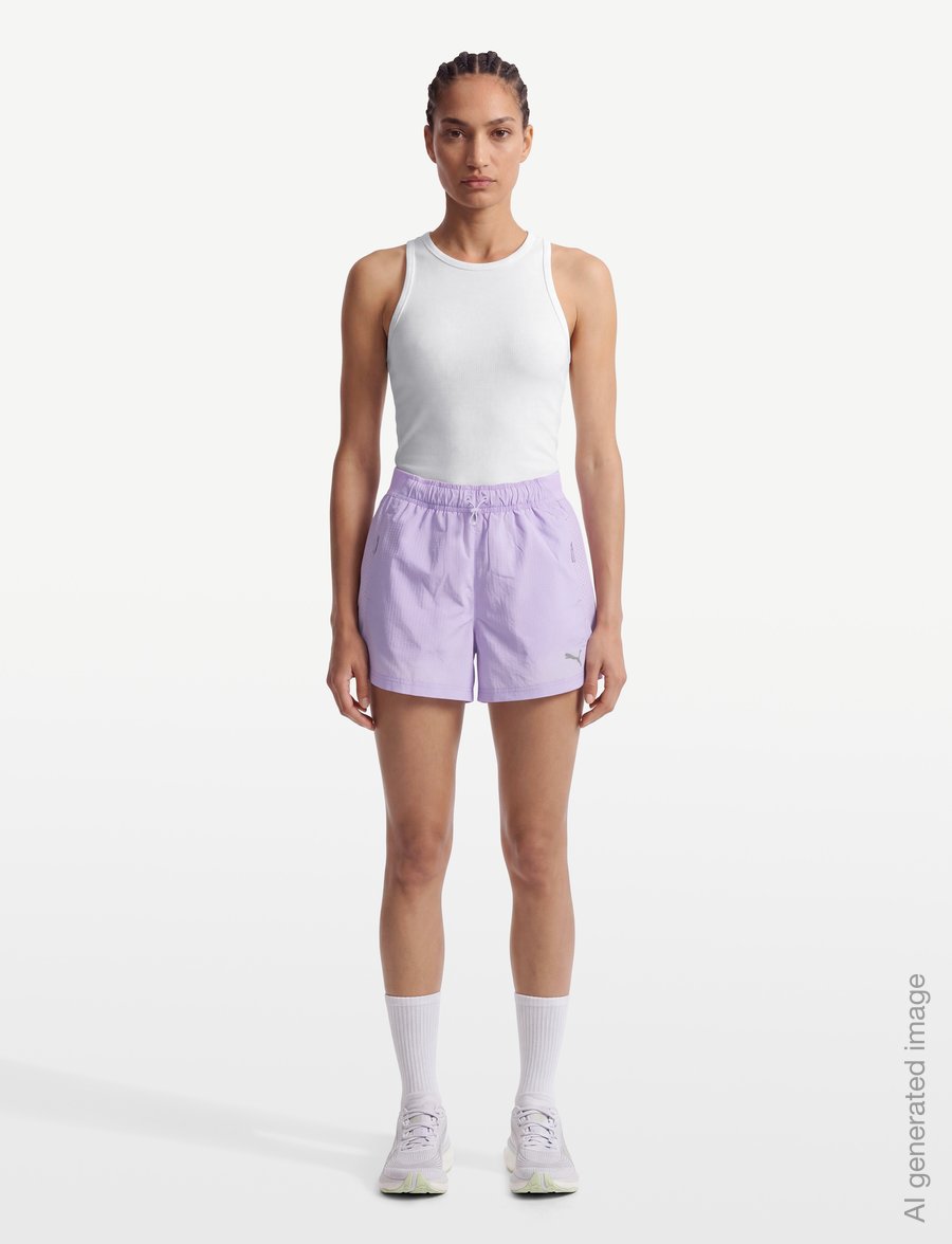 PUMA - RUN CULTURE COLLECTIVE T7 Woven Shorts 4" - trainingsshorts - light lavender - 0