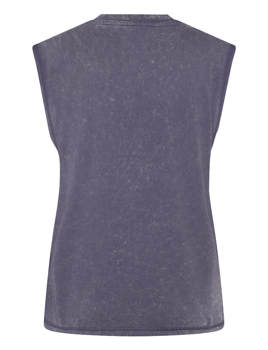 PUMA - RUN CULTURE COLLECTIVE Relaxed Washed Sleeveless Graphic Tee - inky depths - 1