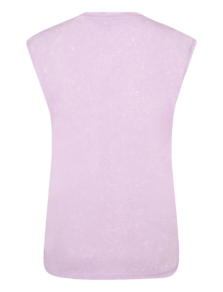 PUMA - RUN CULTURE COLLECTIVE Relaxed Washed Sleeveless Graphic Tee - tank tops - light lavender - 1