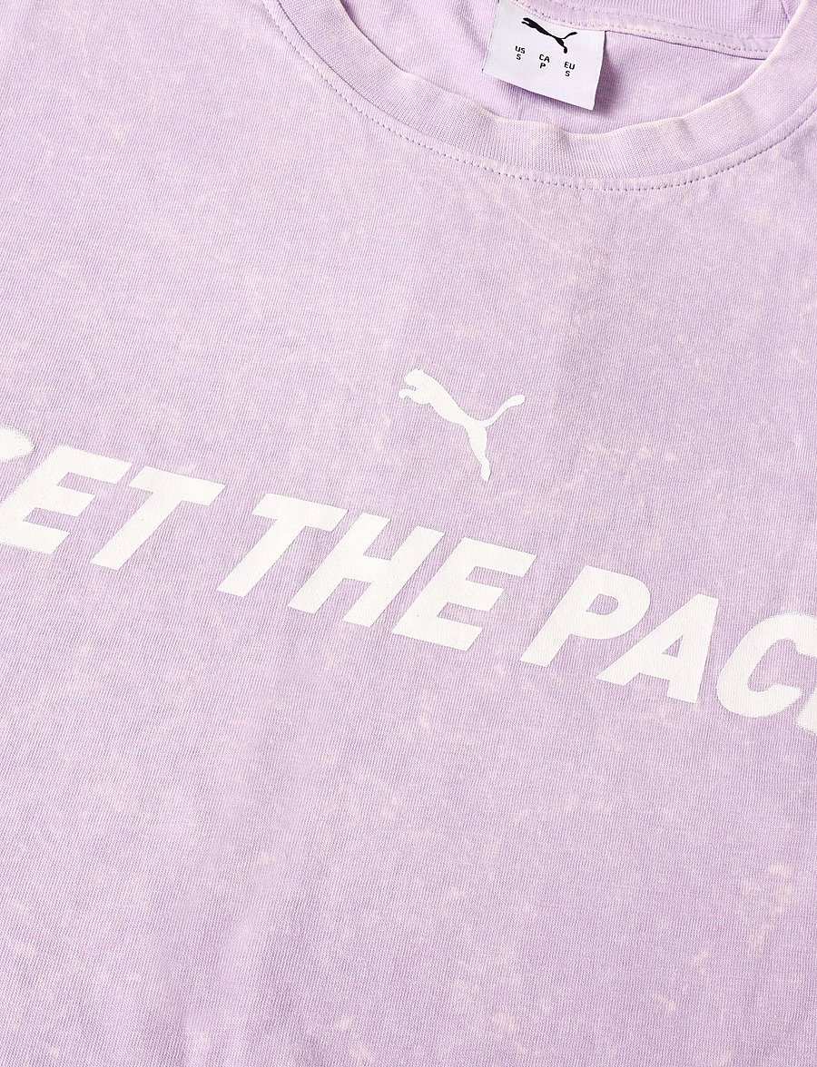 PUMA - RUN CULTURE COLLECTIVE Relaxed Washed Sleeveless Graphic Tee - tank tops - light lavender - 2