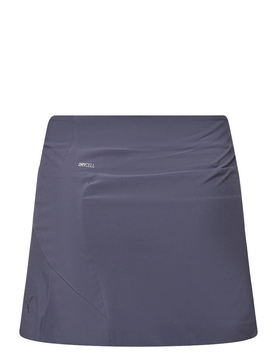 PUMA - PUMATECH SENSE 4-Way Stretch Short Woven Skirt - kleider & röcke - inky depths - 1