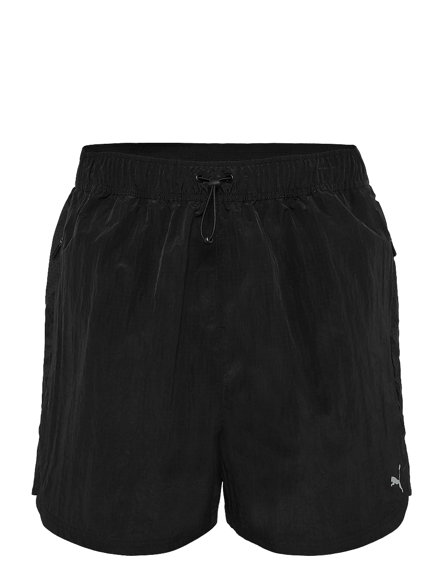 PUMA - RUN CULTURE COLLECTIVE T7 Relaxed Woven Short 5 - puma black - 0