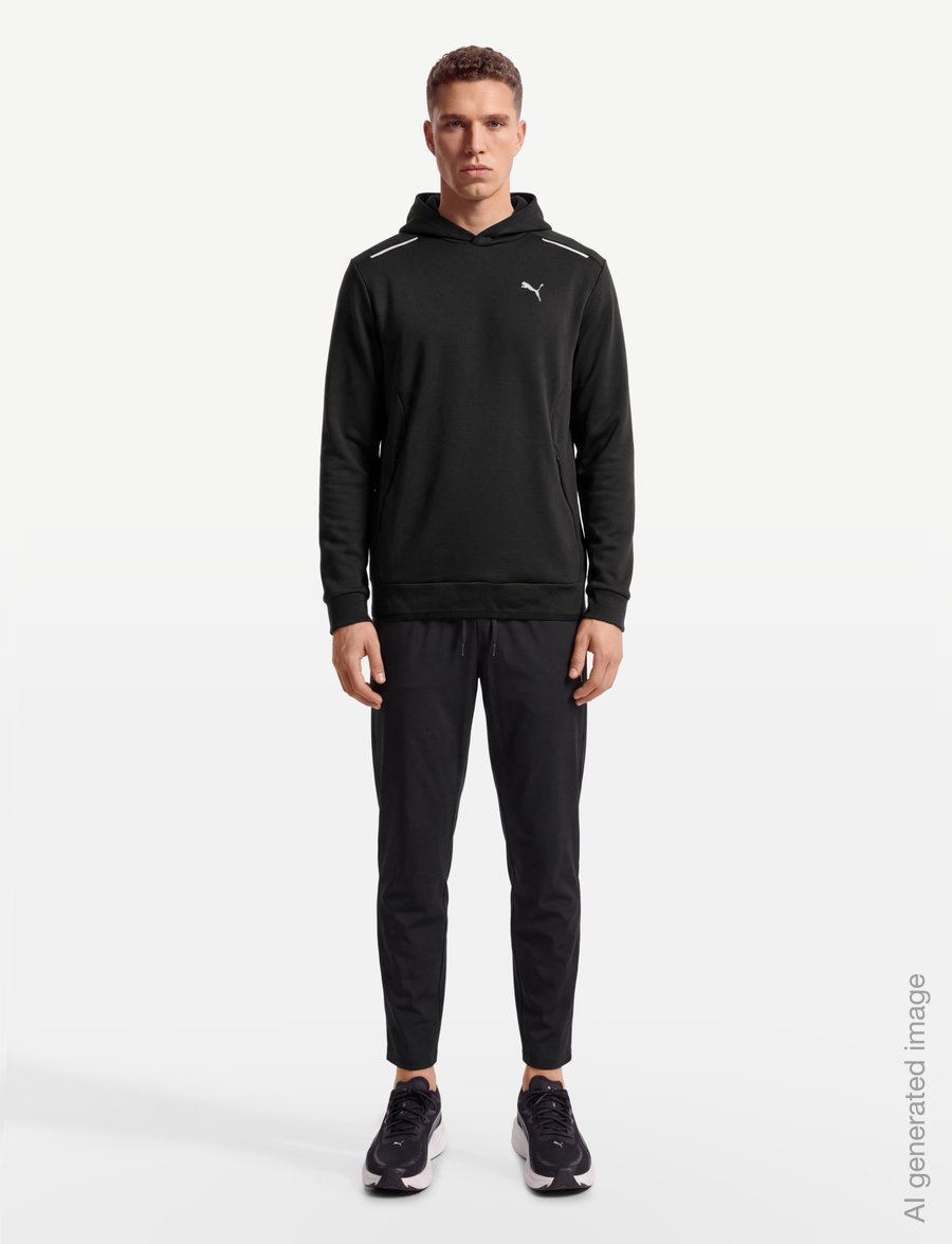 PUMA - PUMATECH Far Infrared Hoodie FL - huvtröjor - puma black - 0