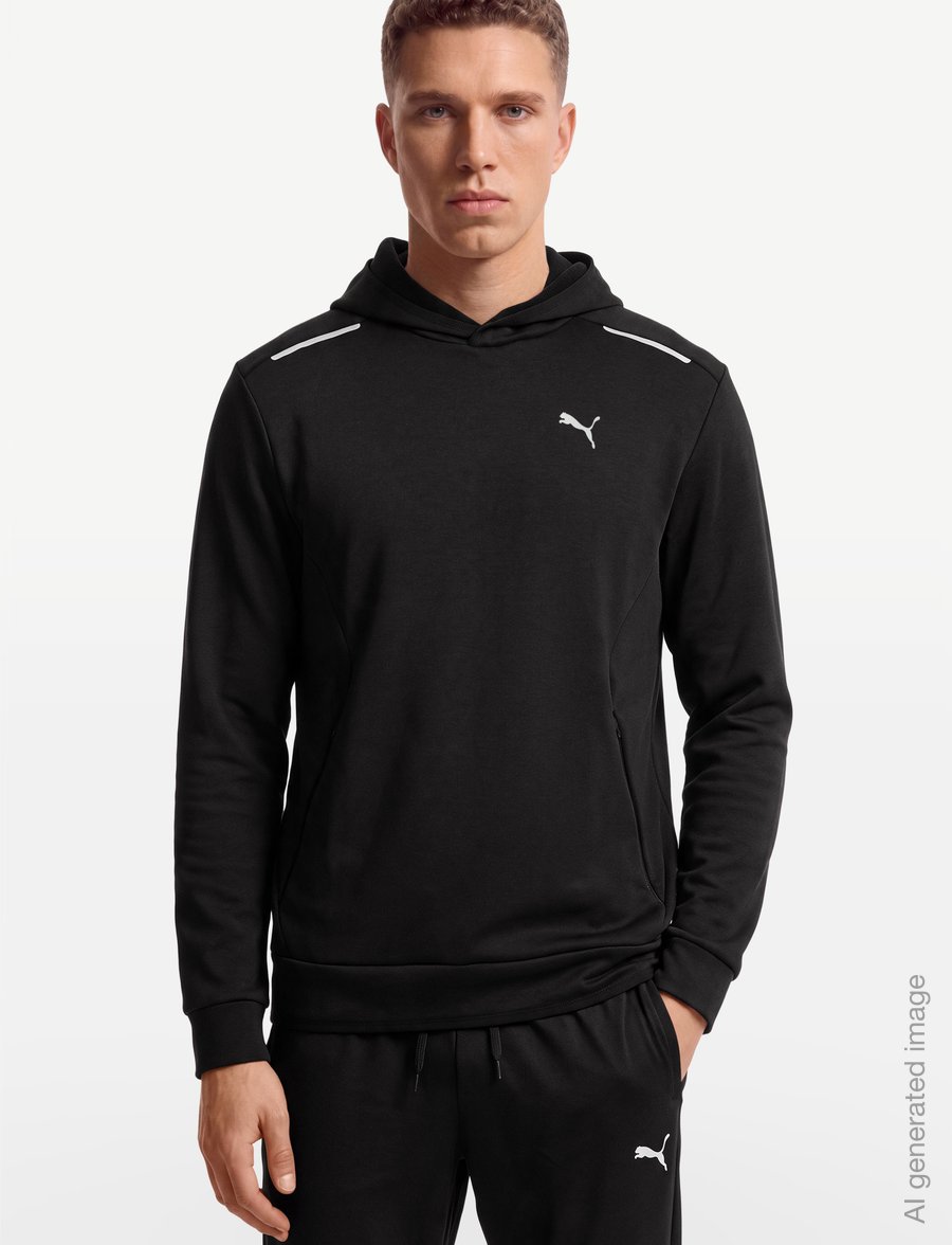 PUMA - PUMATECH Far Infrared Hoodie FL - huvtröjor - puma black - 3