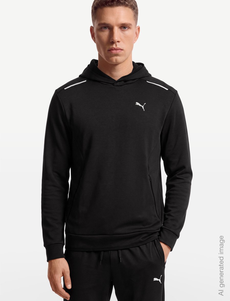 PUMA - PUMATECH Far Infrared Hoodie FL - tops - puma black - 3