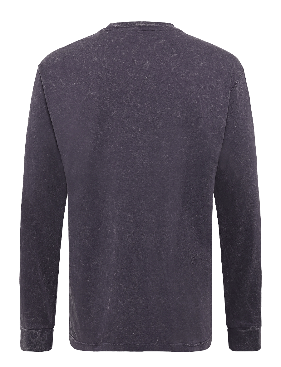 PUMA - RUN CULTURE COLLECTIVE Relaxed Washed Graphic Long Sleeve - inky depths - 1