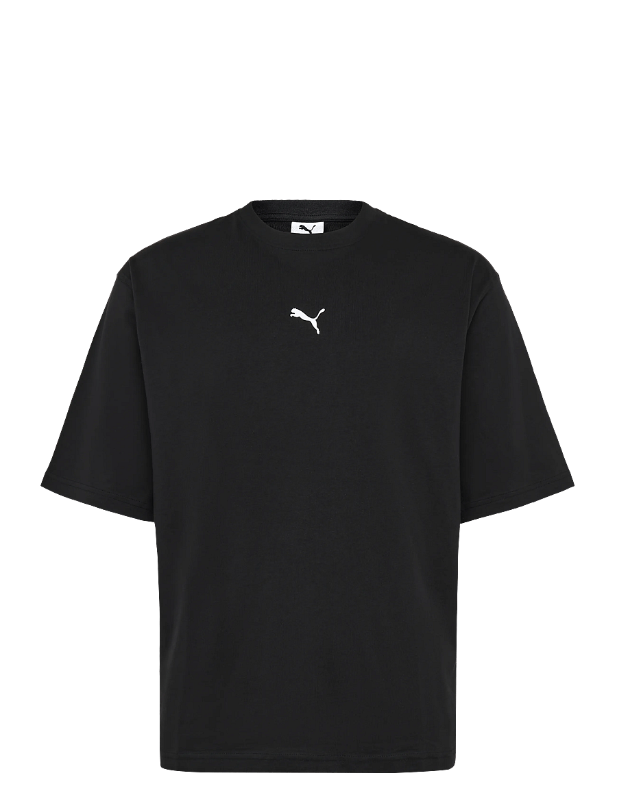 PUMA - RUN CULTURE COLLECTIVE Boxy Graphic Tee - t-shirts - puma black - 0