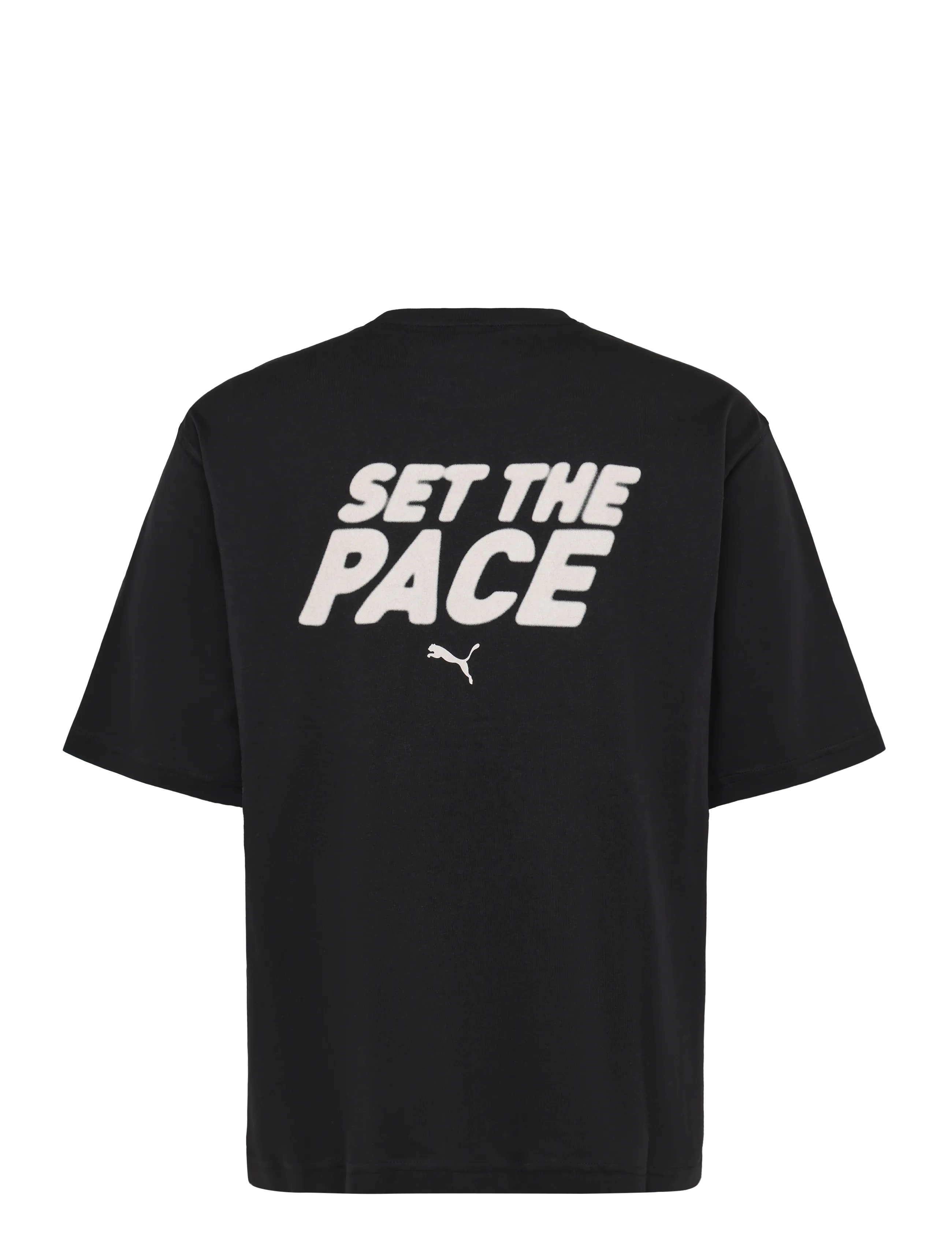 PUMA - RUN CULTURE COLLECTIVE Boxy Graphic Tee - t-shirts - puma black - 1
