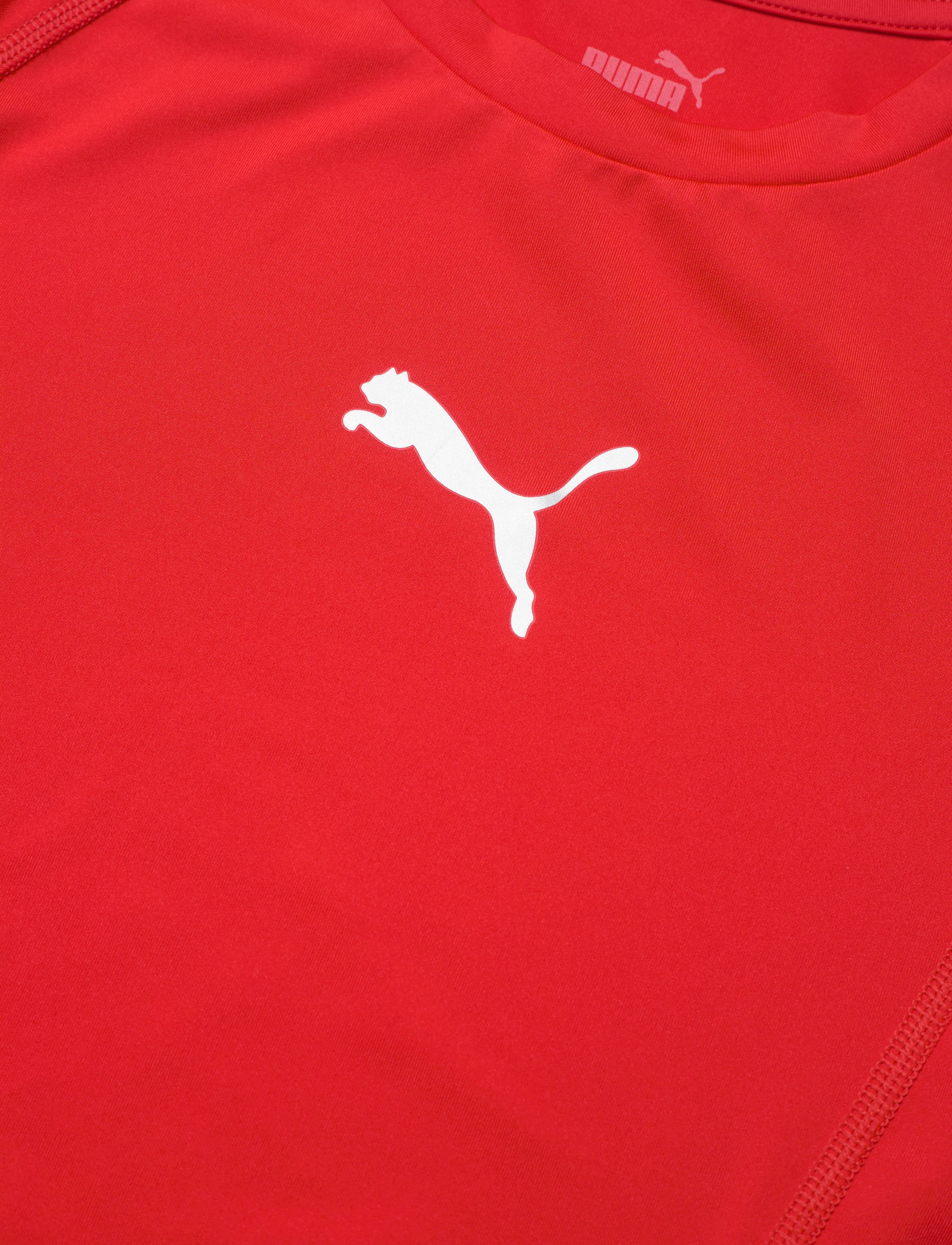 PUMA - LIGA Baselayer Tee LS Jr - sports tops - puma red - 2