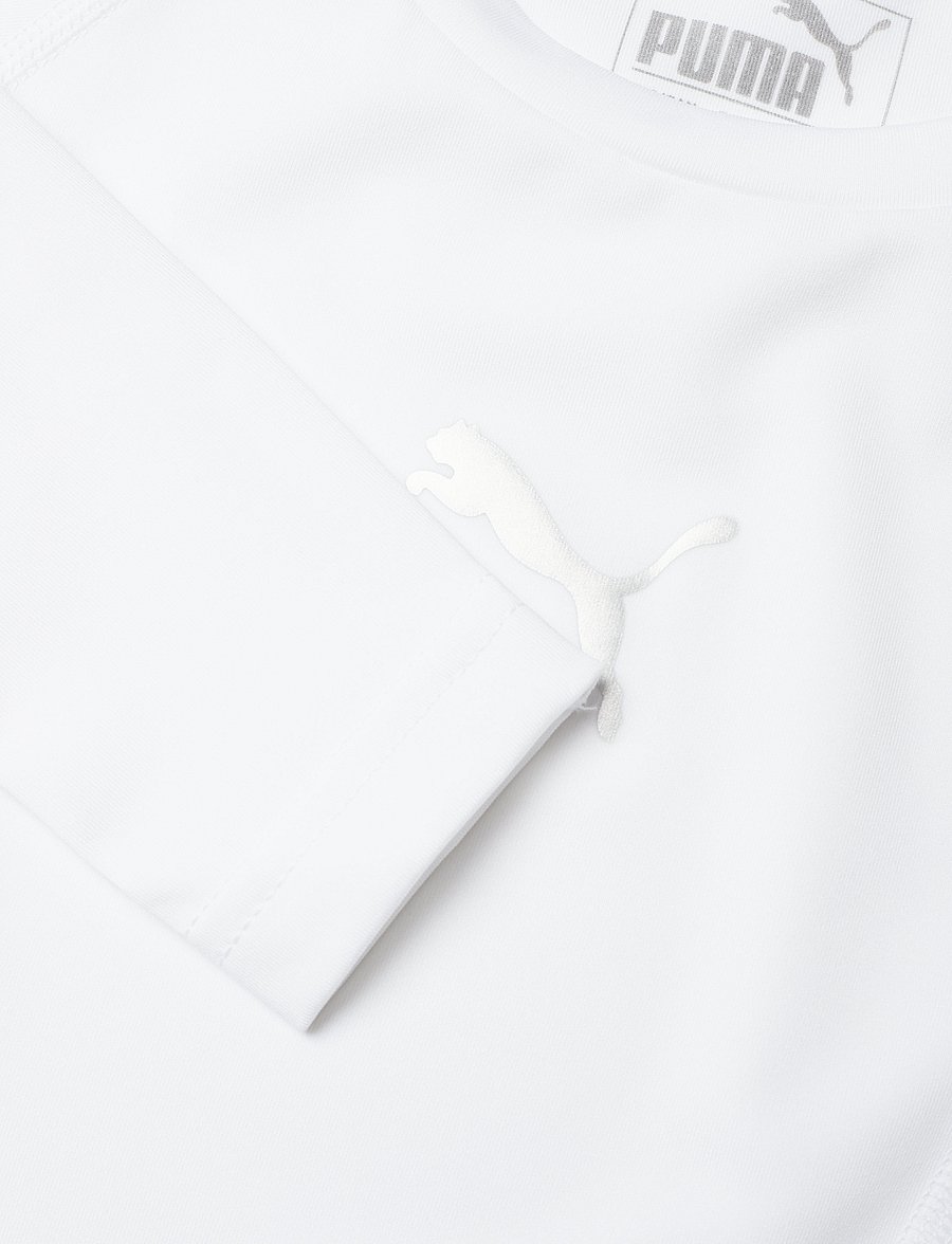 PUMA - LIGA Baselayer Tee LS Jr - sportstoppe - puma white - 2