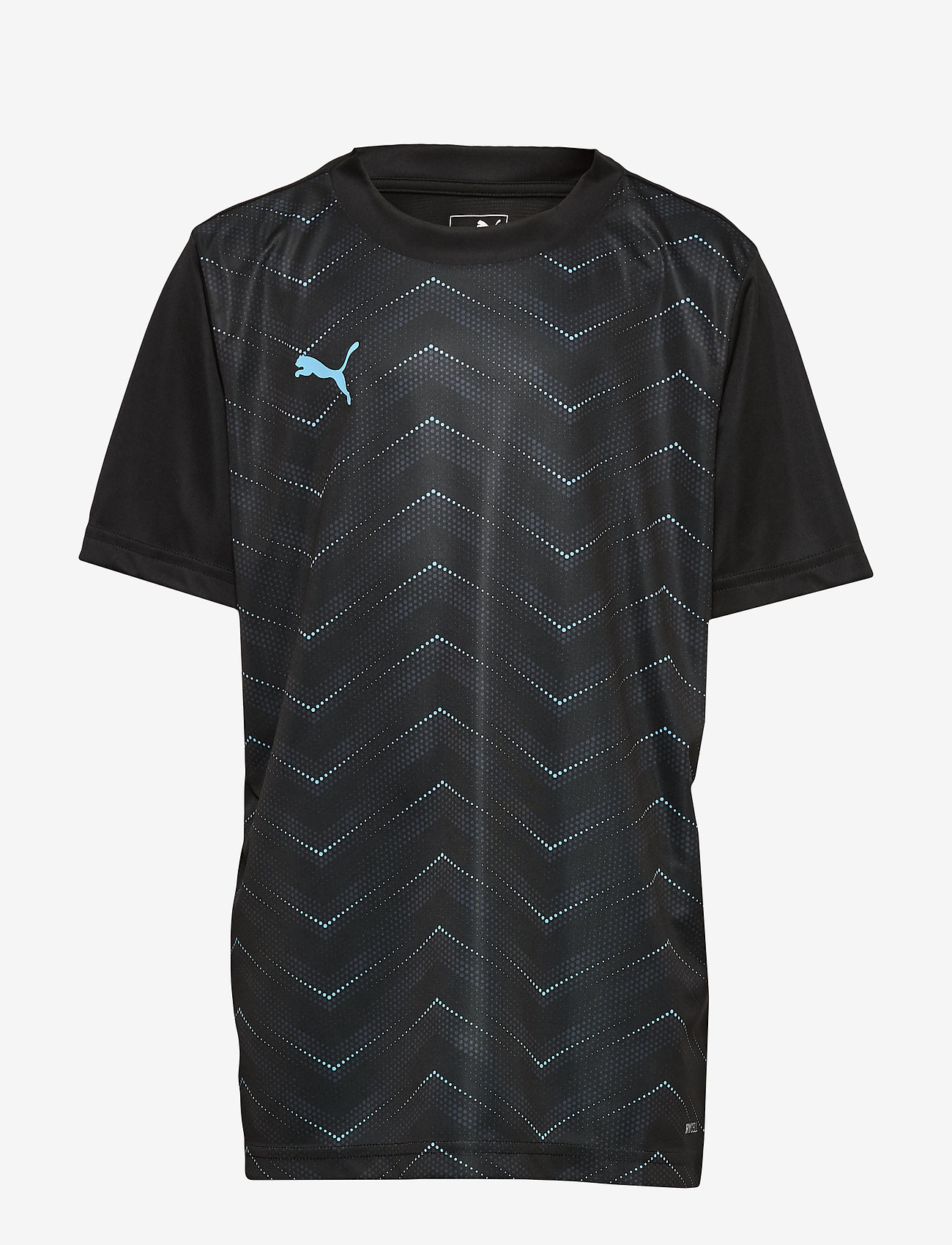 PUMA - ftblNXT Graphic Shirt Core Jr - puma black-luminous blue - 0