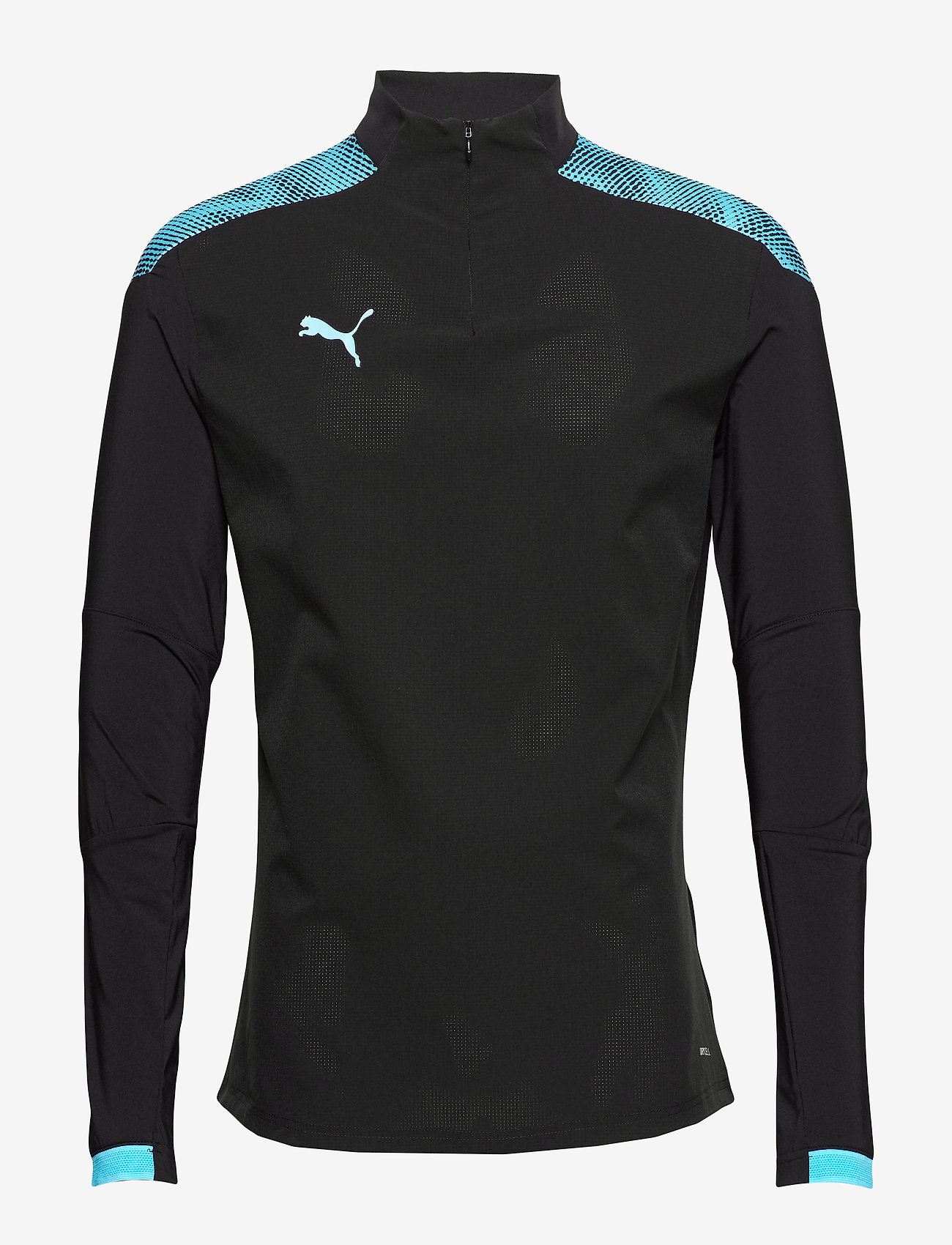 PUMA - ftblNXT 1/4 Zip Top - puma black-luminous blue - 0