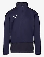 teamGOAL 23 Training 1/4 Zip Top Jr - PEACOAT-PUMA NEW NAVY