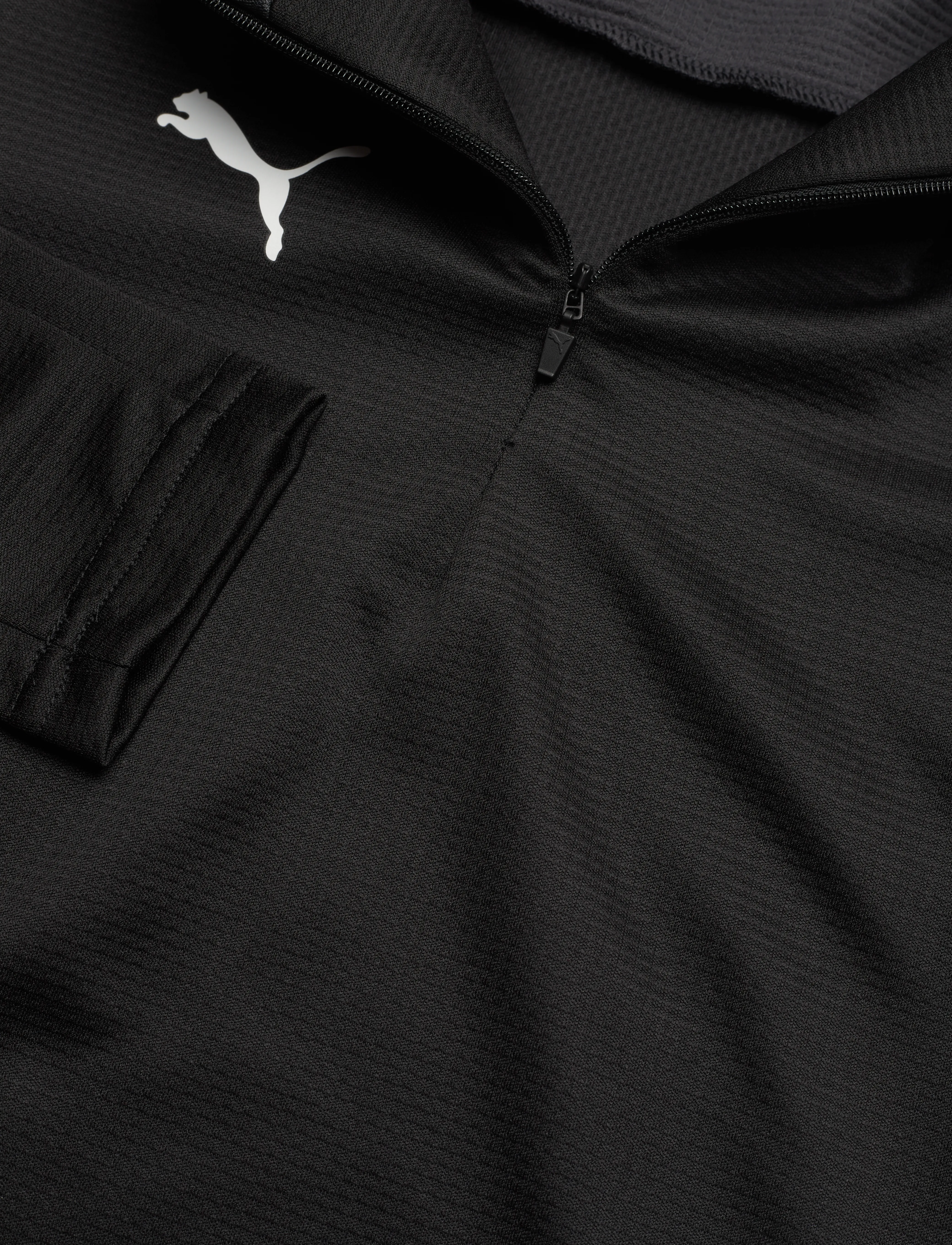 PUMA - teamGOAL 23 Training 1/4 Zip Top Jr - puma black-asphalt - 2