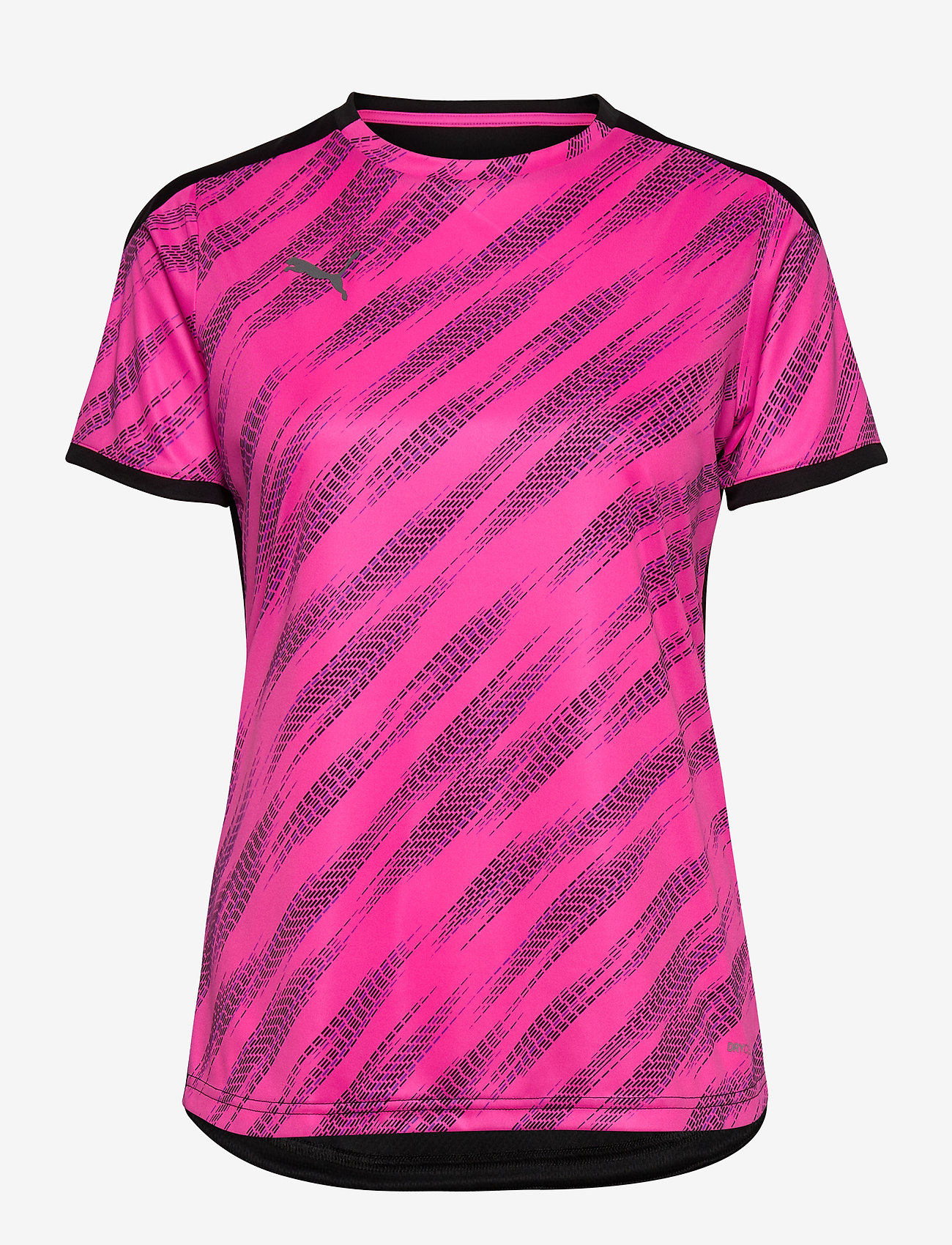 PUMA - ftblNXT Graphic Shirt W - puma black-blue glimmer-luminous pi - 0