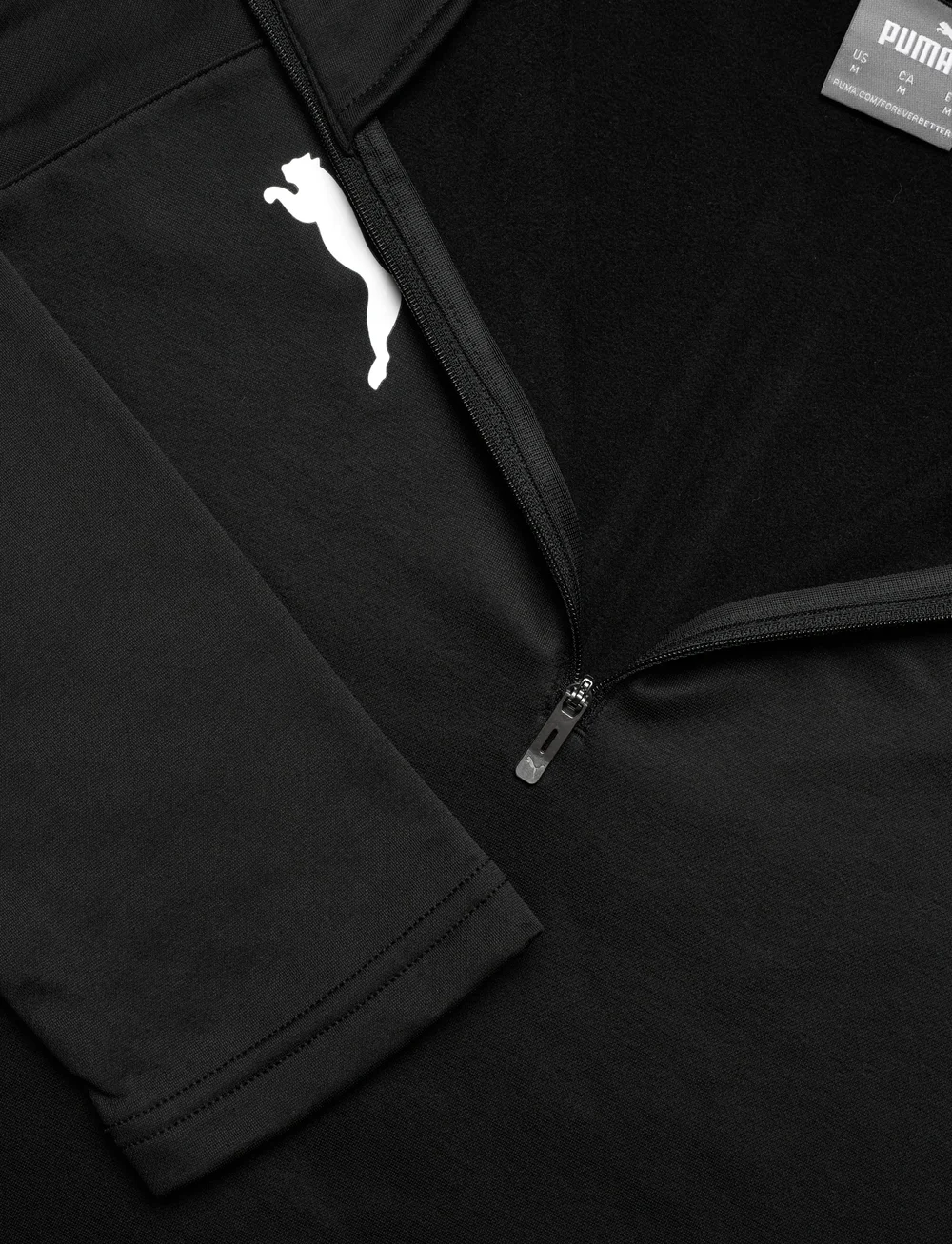 PUMA - teamLIGA Training Fleece - kapuzenpullover - puma black-puma white - 2