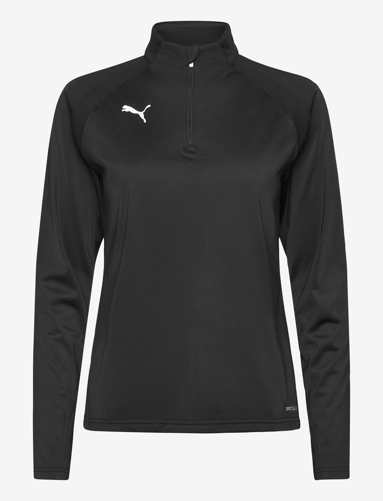 PUMA - teamLIGA 1/4 Zip Top W - långärmade tröjor - puma black-puma white - 0