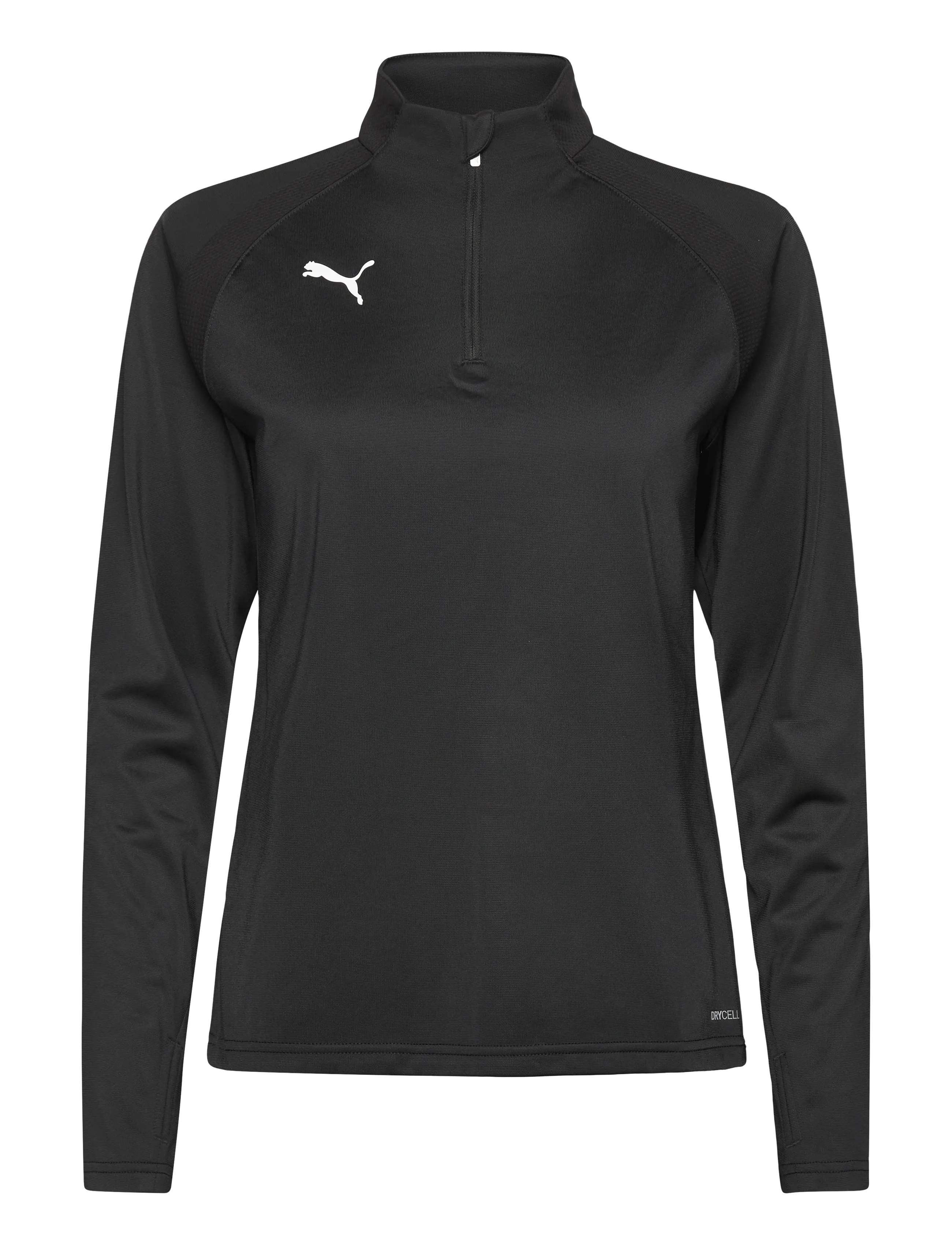 teamLIGA 1/4 Zip Top W - PUMA BLACK-PUMA WHITE