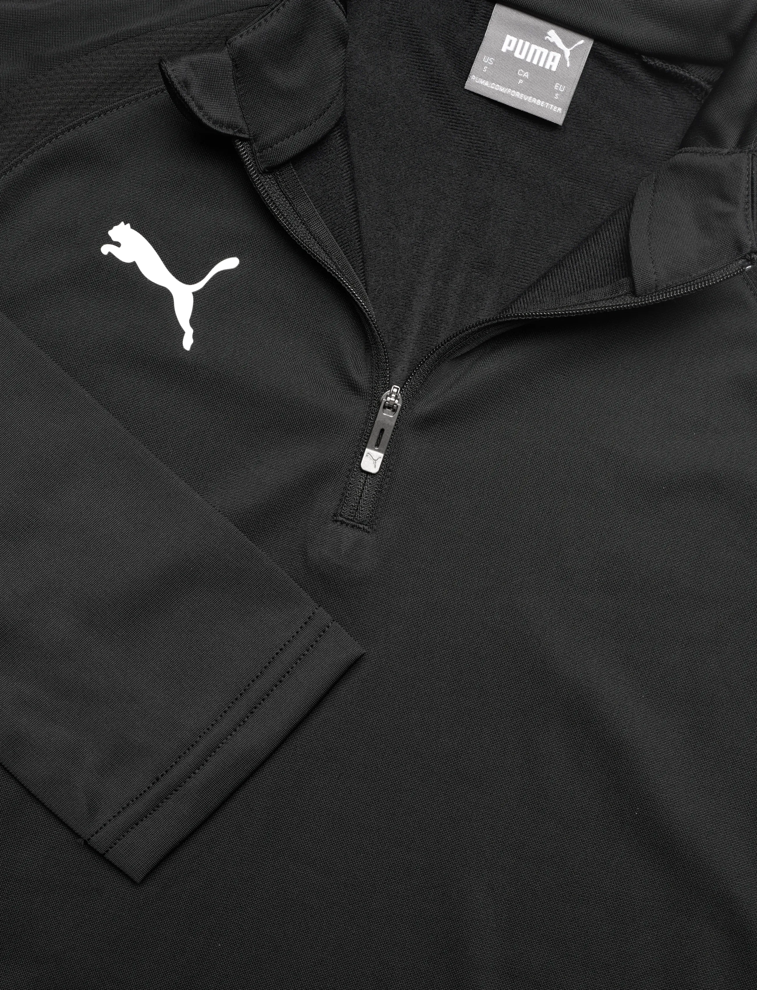 PUMA - teamLIGA 1/4 Zip Top W - puma black-puma white - 2