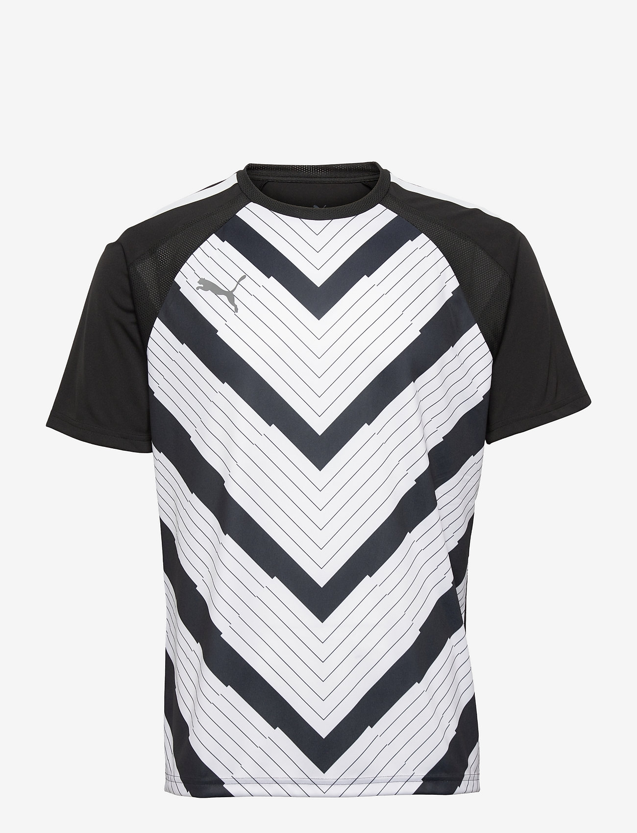 puma black and white football shirt