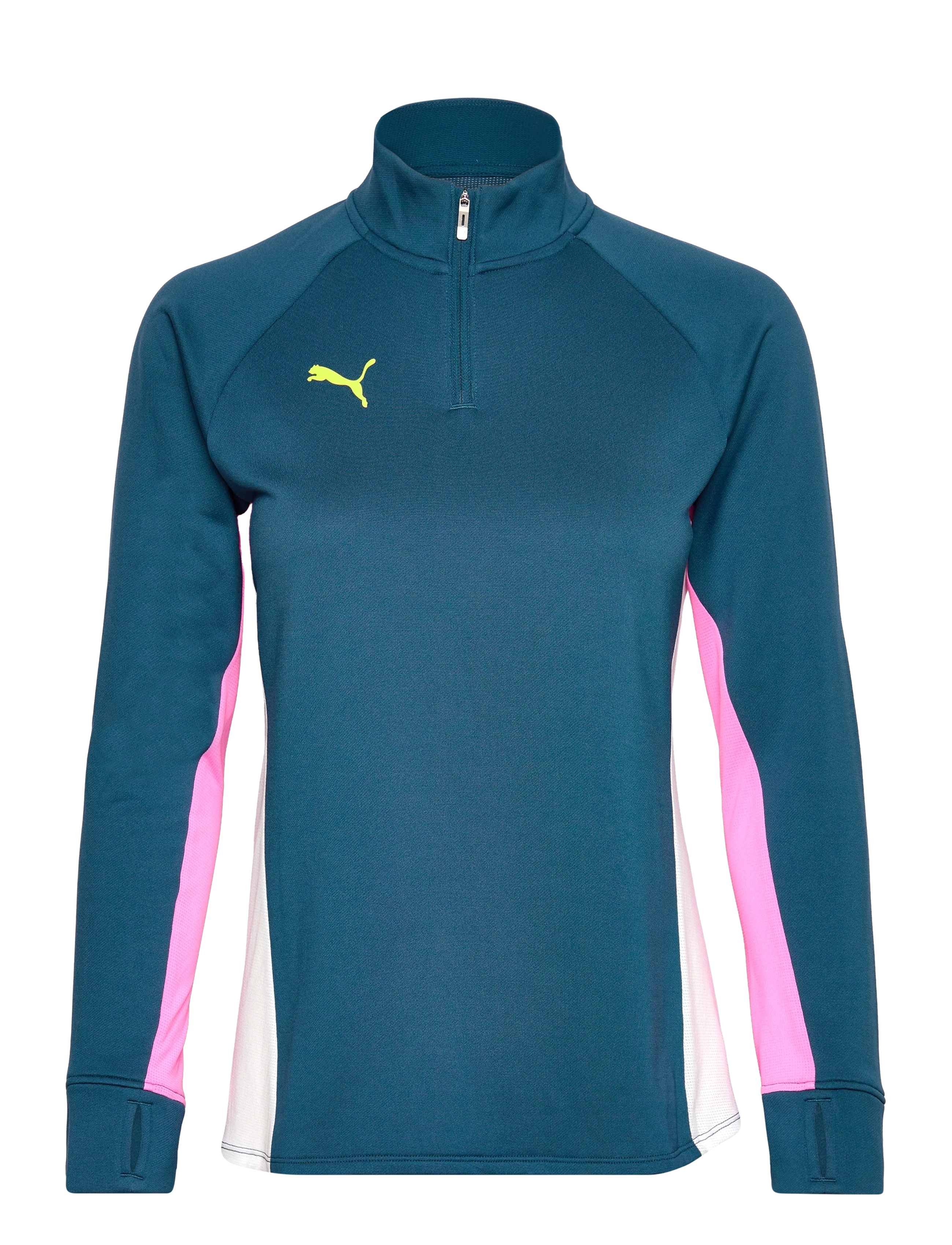PUMA - individualBLAZE Training 1/4 zip Top - ocean tropic-electric lime - 1