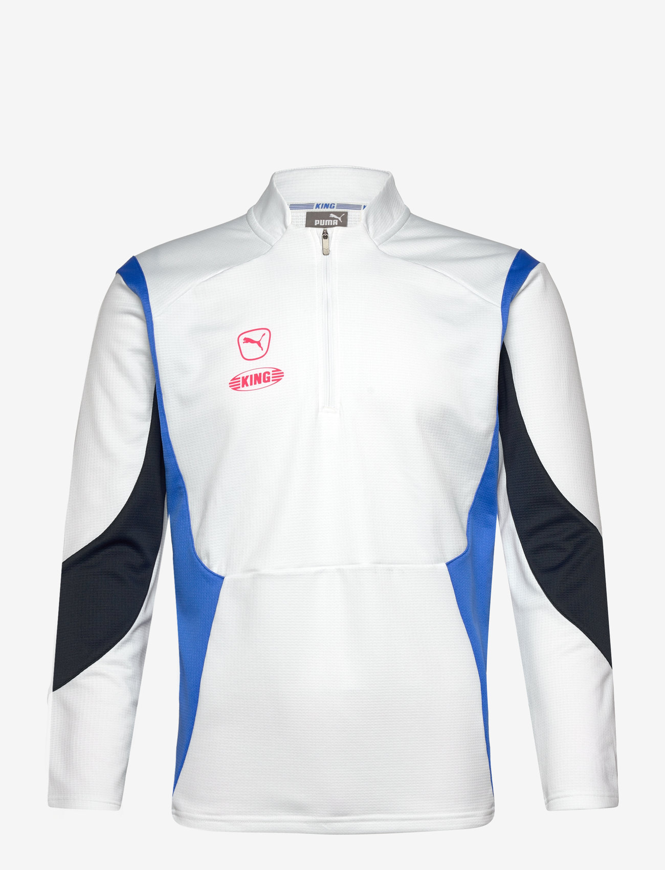 PUMA - KING Pro 1/4 Zip Top - longsleeved tops - puma white-bluemazing - 0