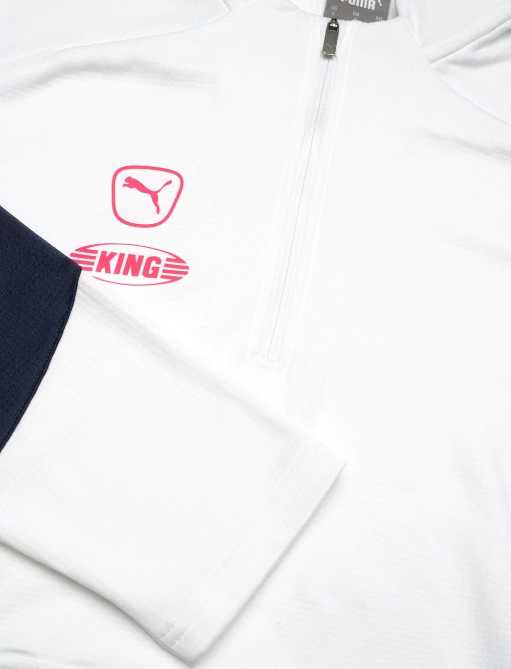PUMA - KING Pro 1/4 Zip Top - langarmshirts - puma white-bluemazing - 2