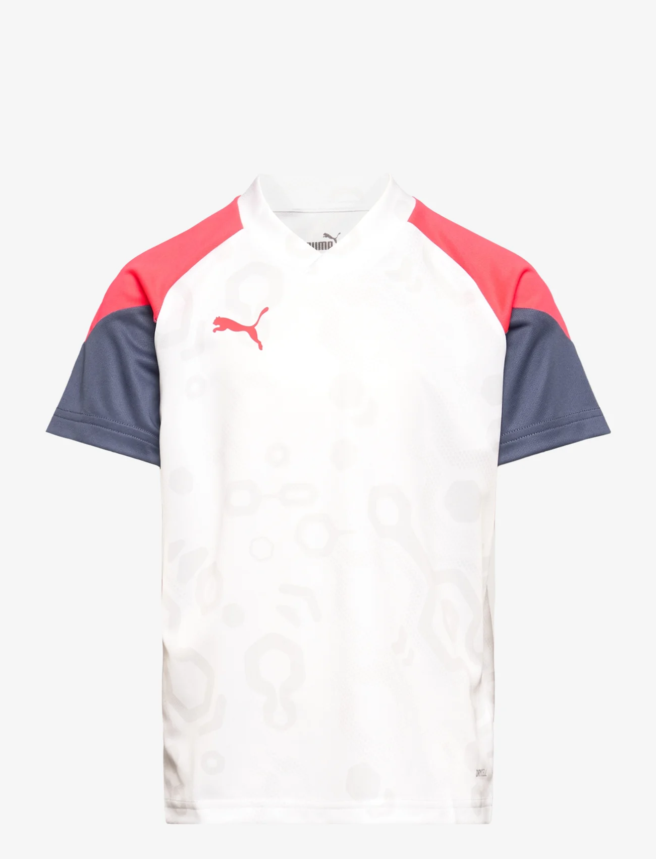 PUMA - individualCUP Jersey Jr - football shirts - puma white-fire orchid - 0