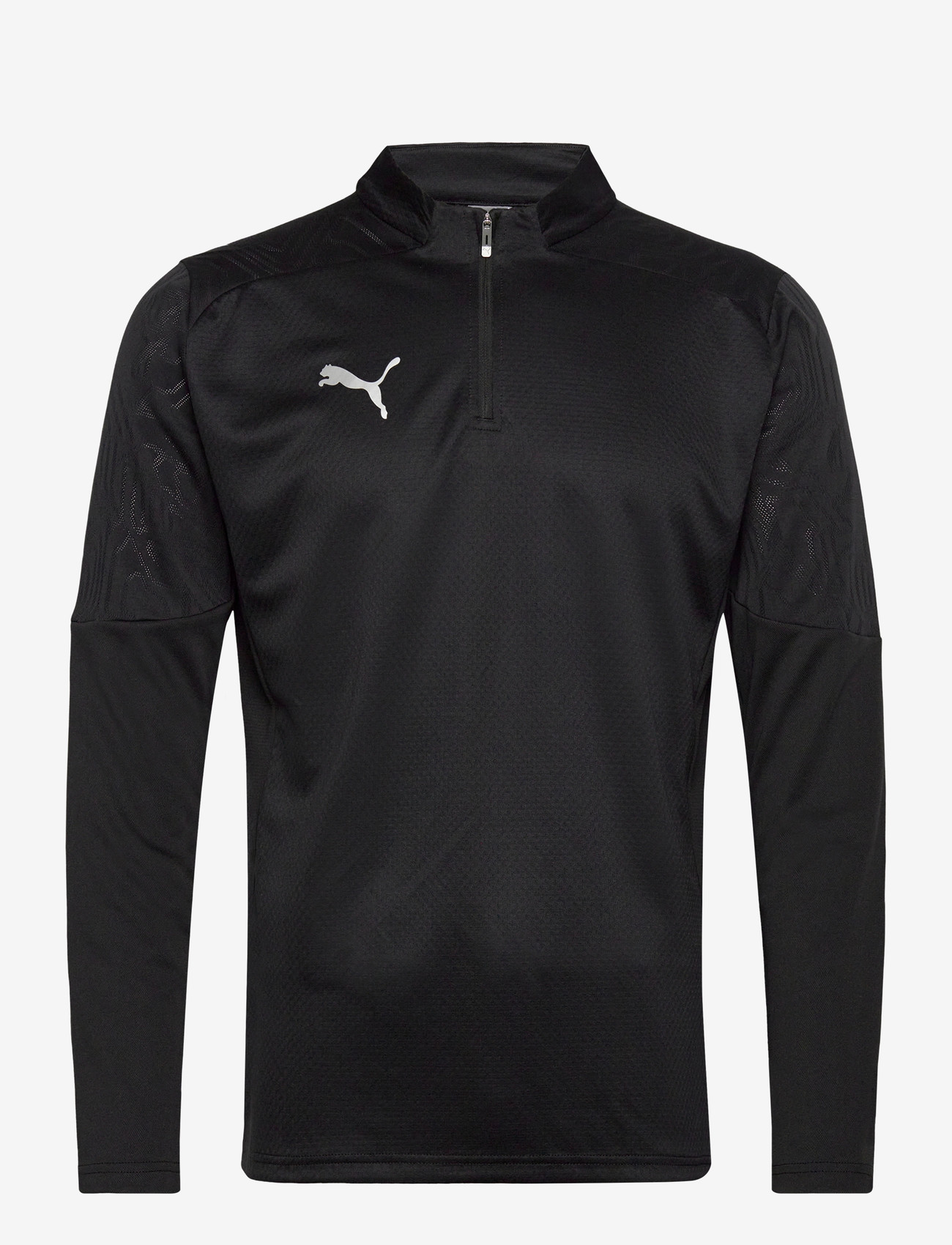 PUMA - teamFINAL Training 1/4 Zip Top - puma black-puma silver - 0